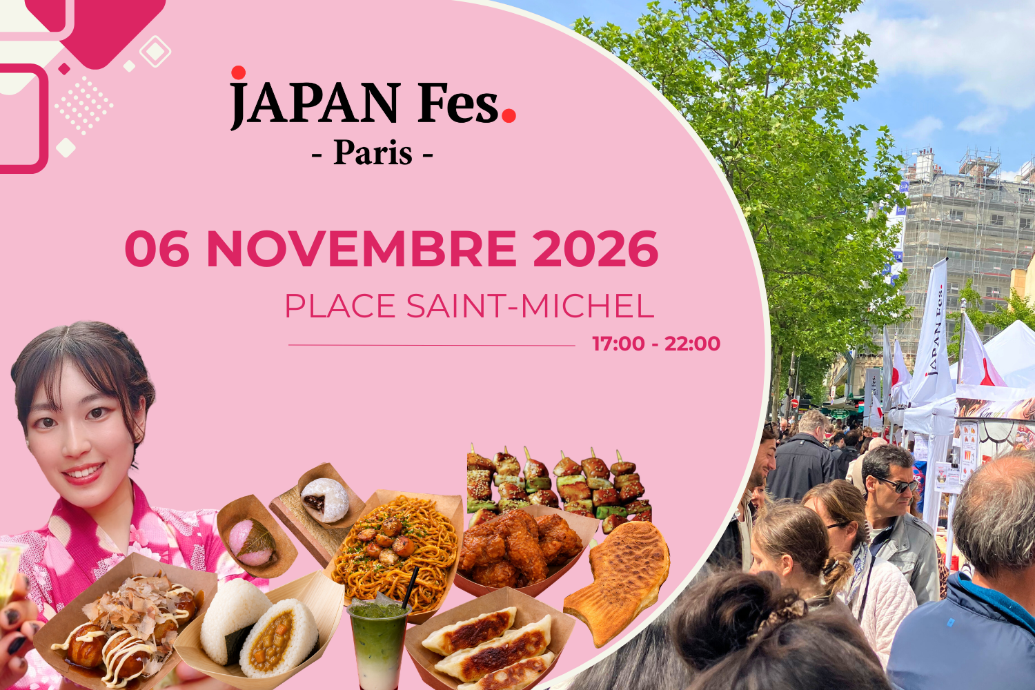 Nov 6th | JAPAN Fes Paris @Place Saint-Michel