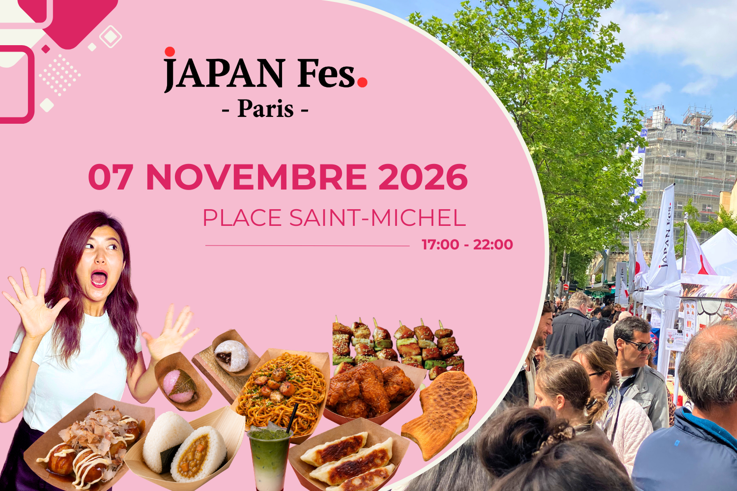Nov 7th | JAPAN Fes Paris @Place Saint-Michel