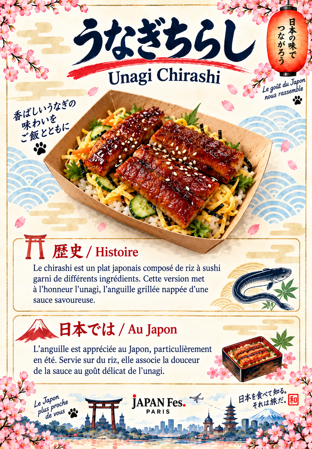 うなぎちらし（Unagi Chirashi）