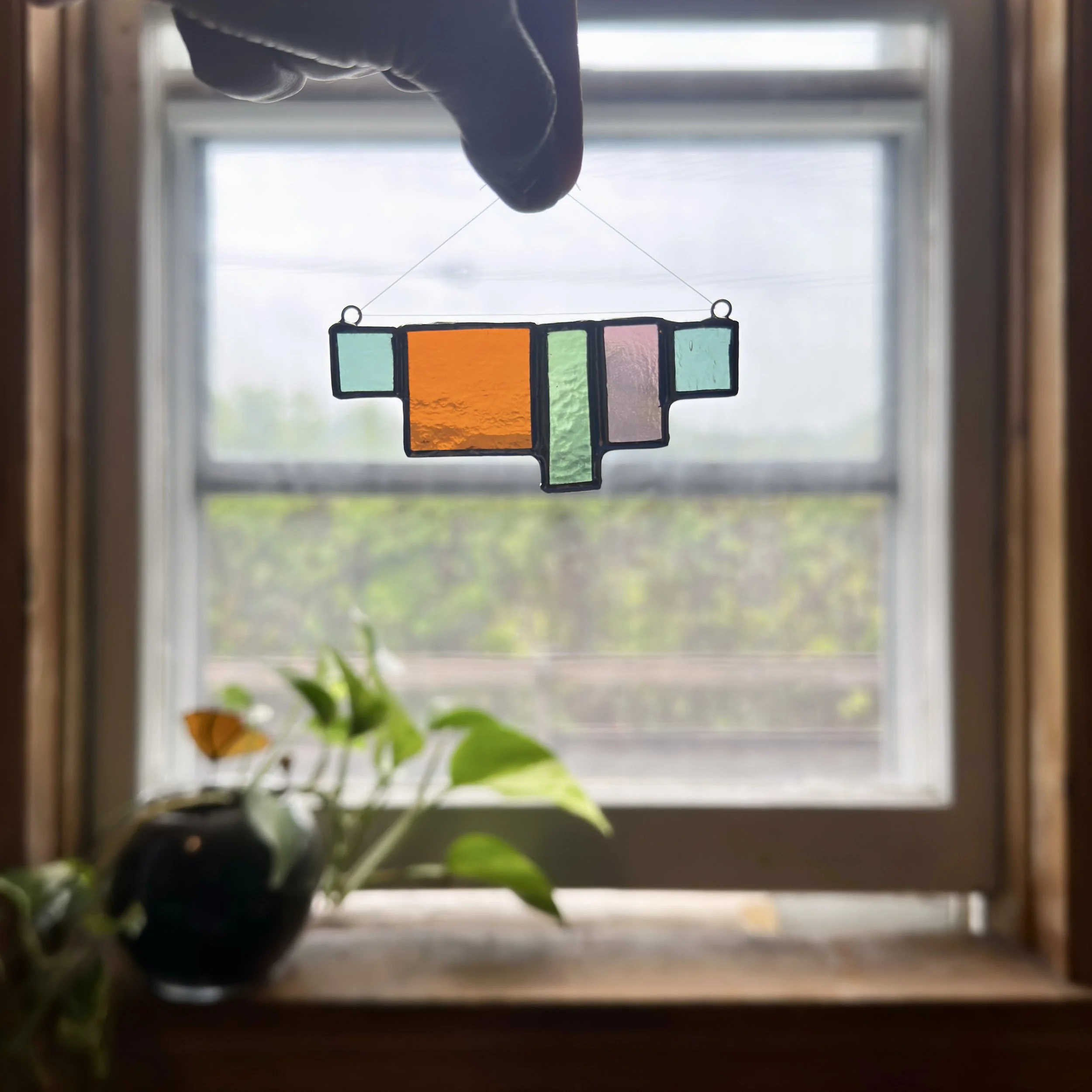 Mini Suncatcher - Abstract Banner No.7