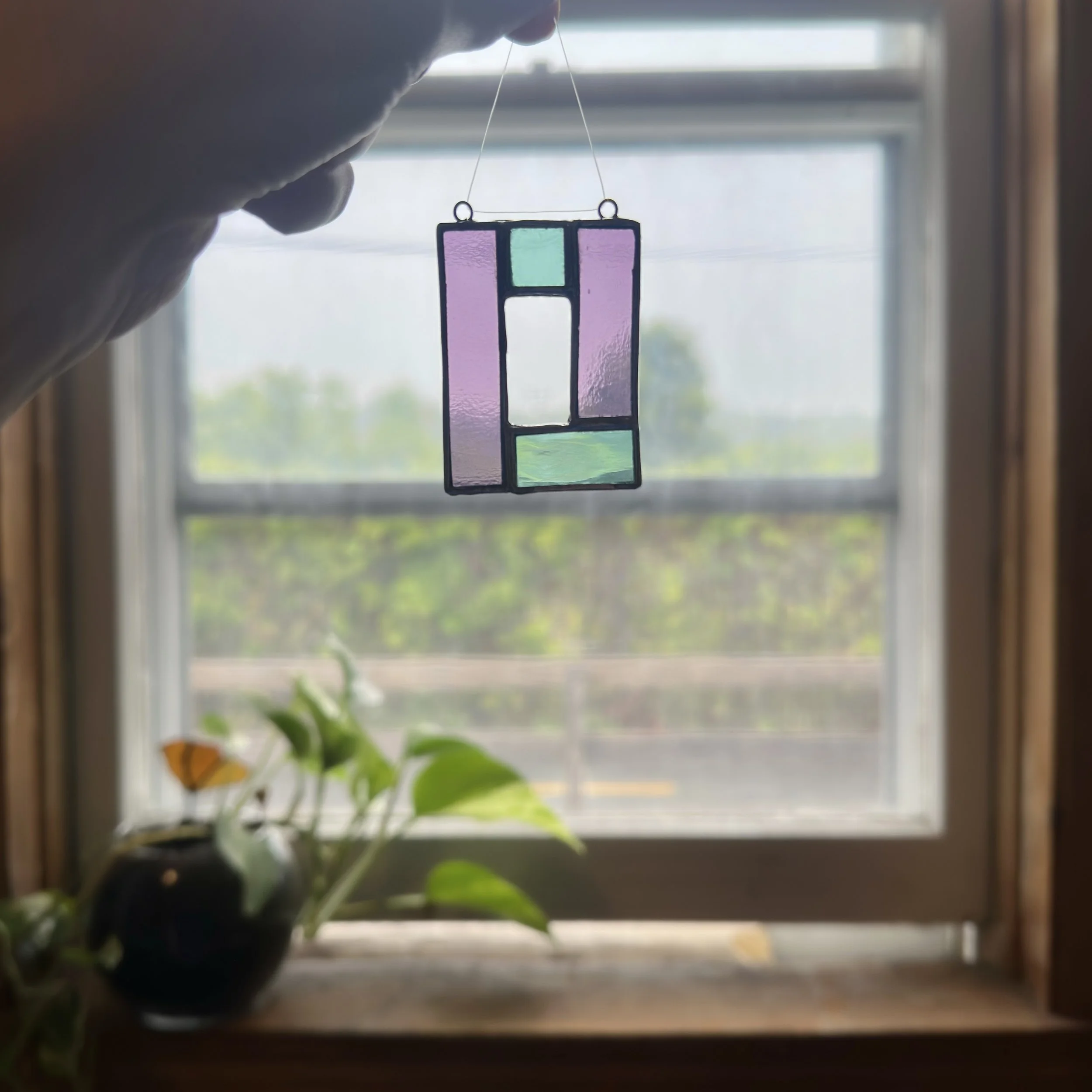 Mini Suncatcher - Abstract Window No 1