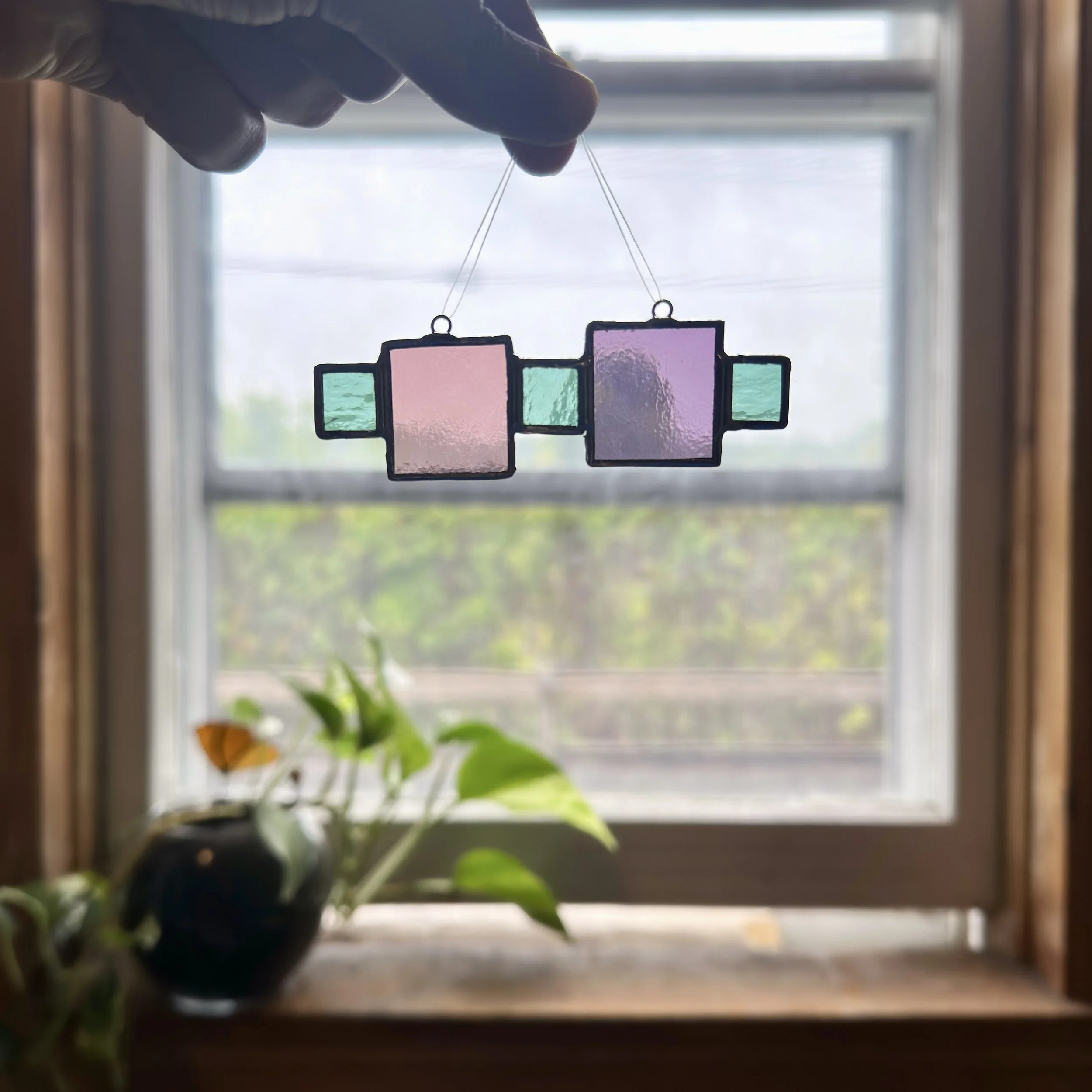 Mini Suncatcher - Abstract Banner No.8