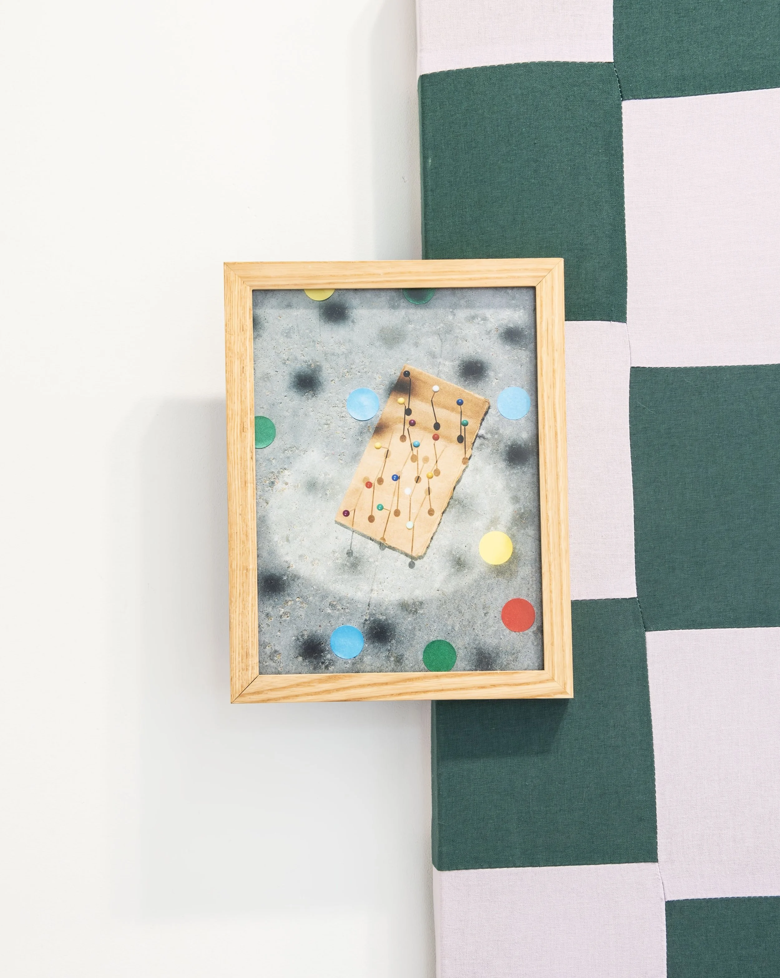 A plan with holes, 2025, Archival pigment print, 7 x 8 1/2 inches