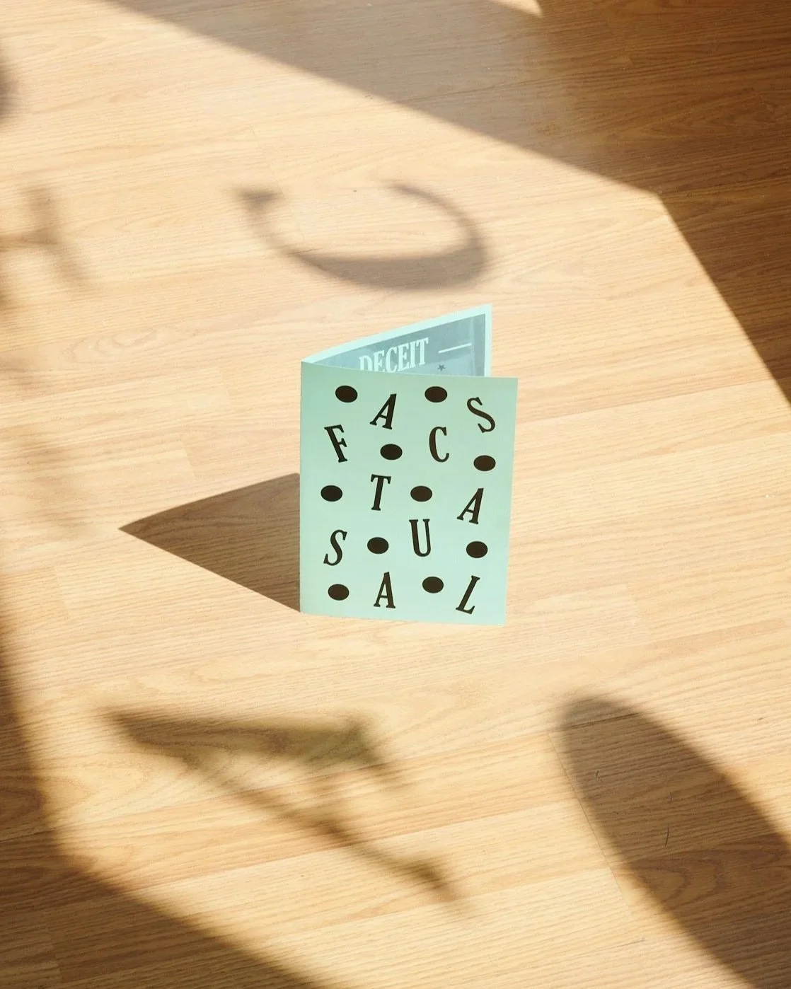 Exhibition Pamphlet Design for Fast Casual (Personal Project)
