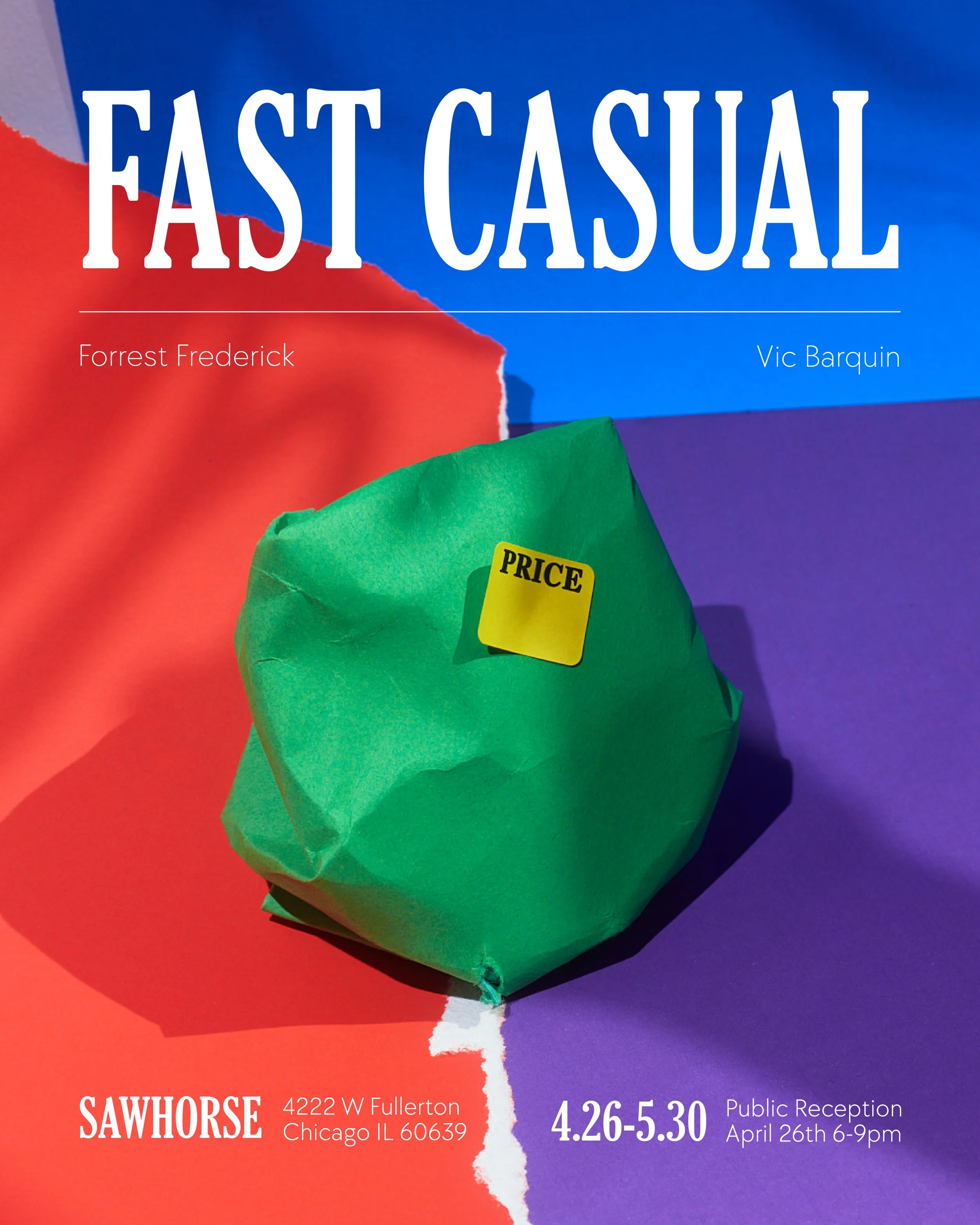 Exhibition Poster Design for Fast Casual (Personal Project)