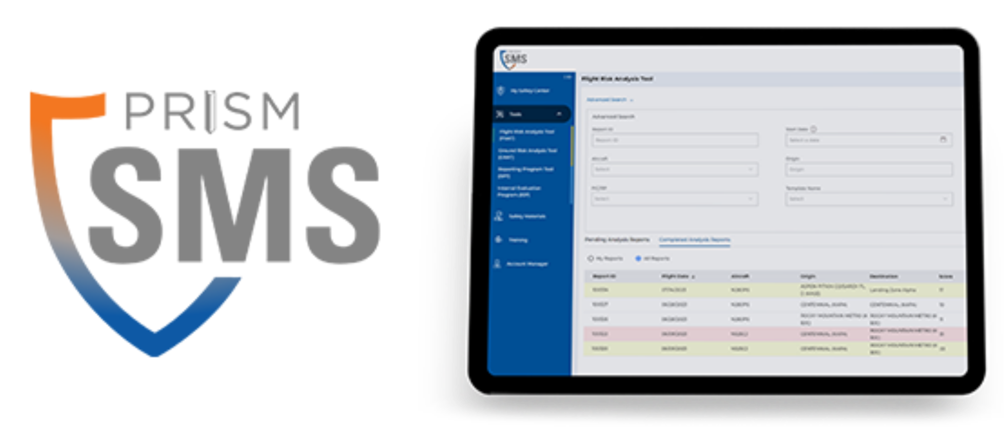 PRISM SMS Safety management system aviation