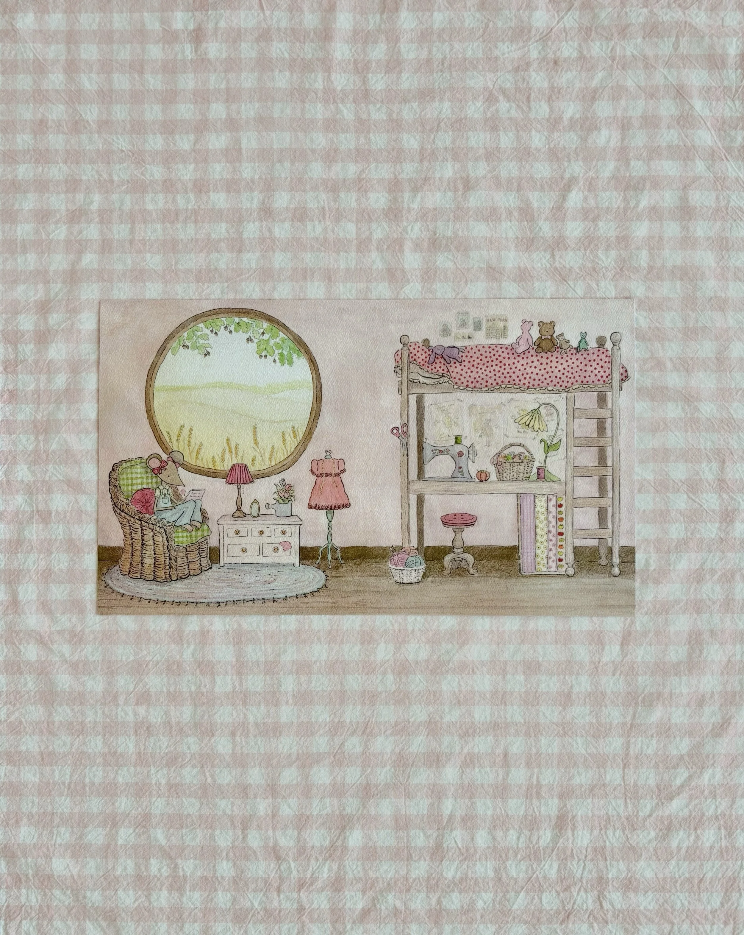 Clara Mouses Room Print