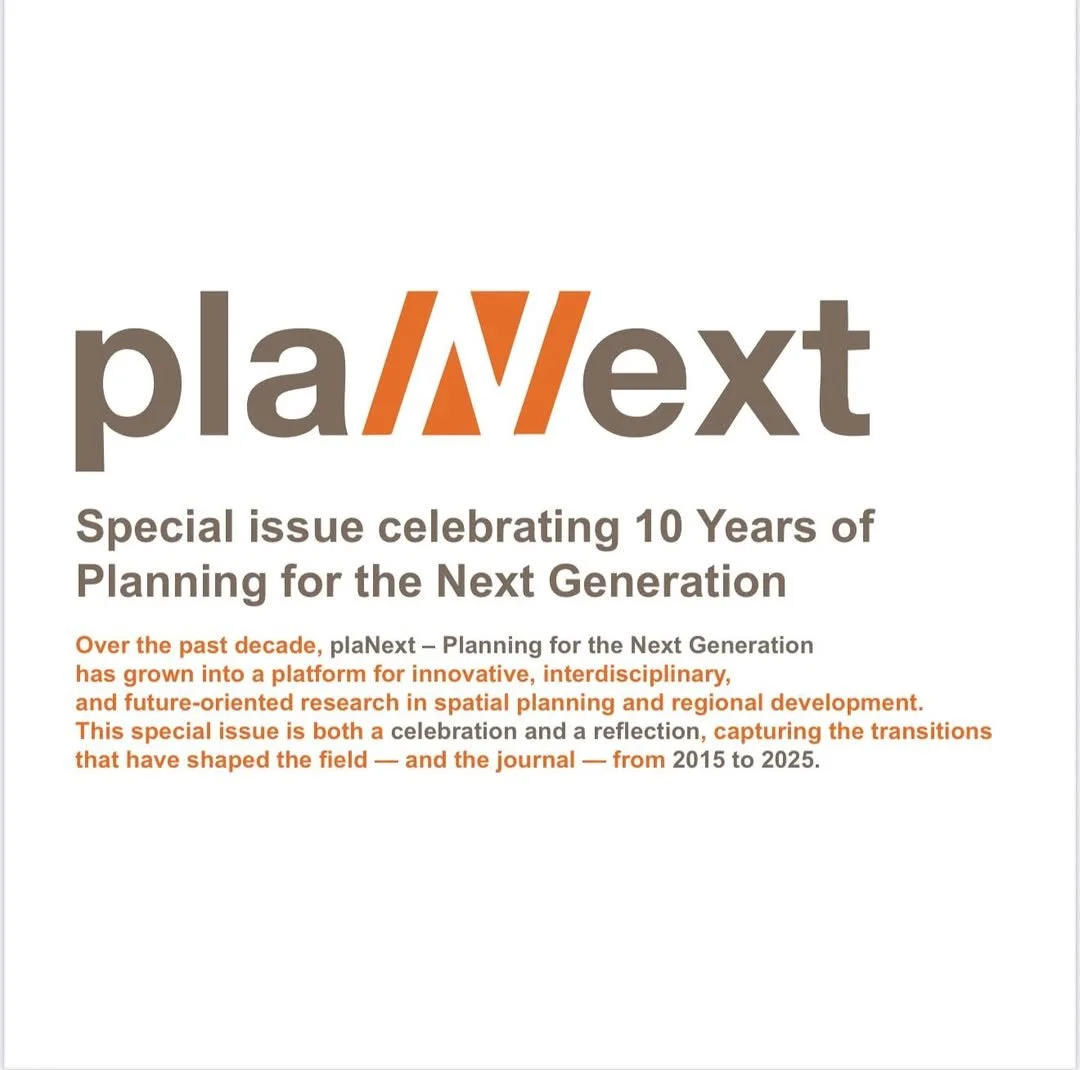 Coming Soon: Special Issue Celebrating 10 Years of plaNext – Planning for the Next Generation
