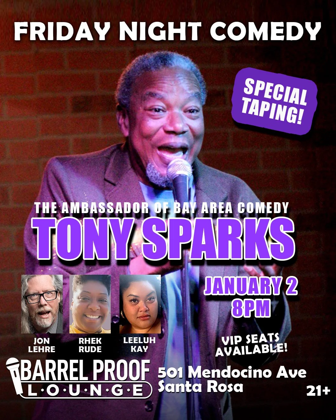 Tony Sparks special taping