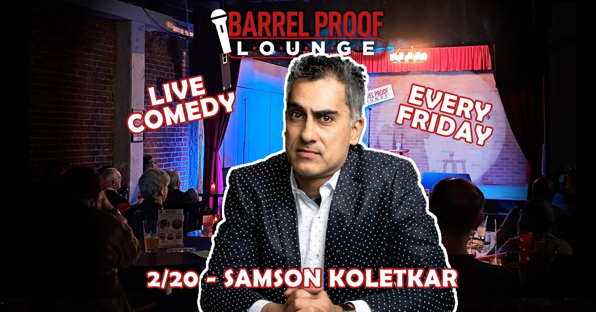 Samson Koletkar headlines Barrel Proof Lounge