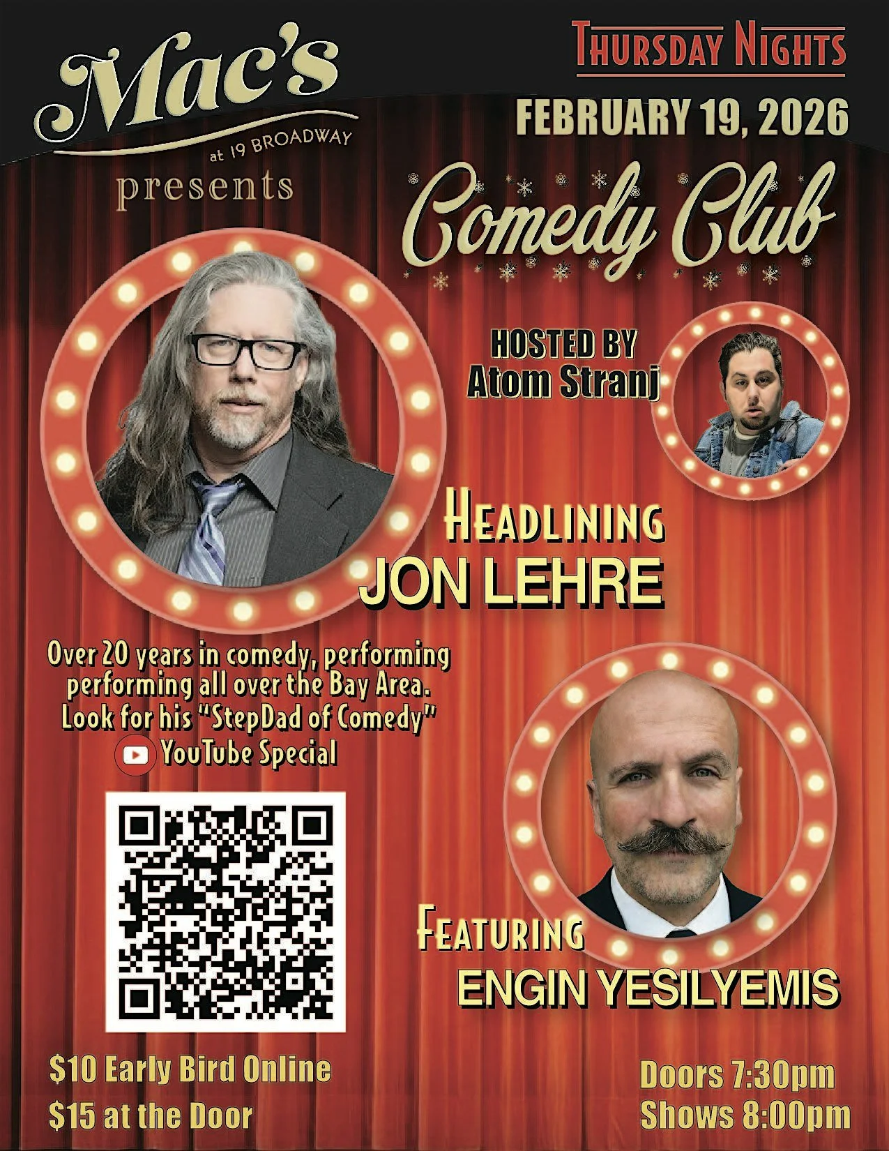 Comedy Night at Mac's in Fairfax