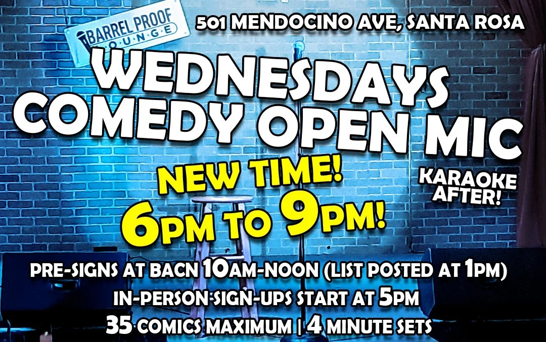 Comedy Open Mic at Barrel Proof Lounge