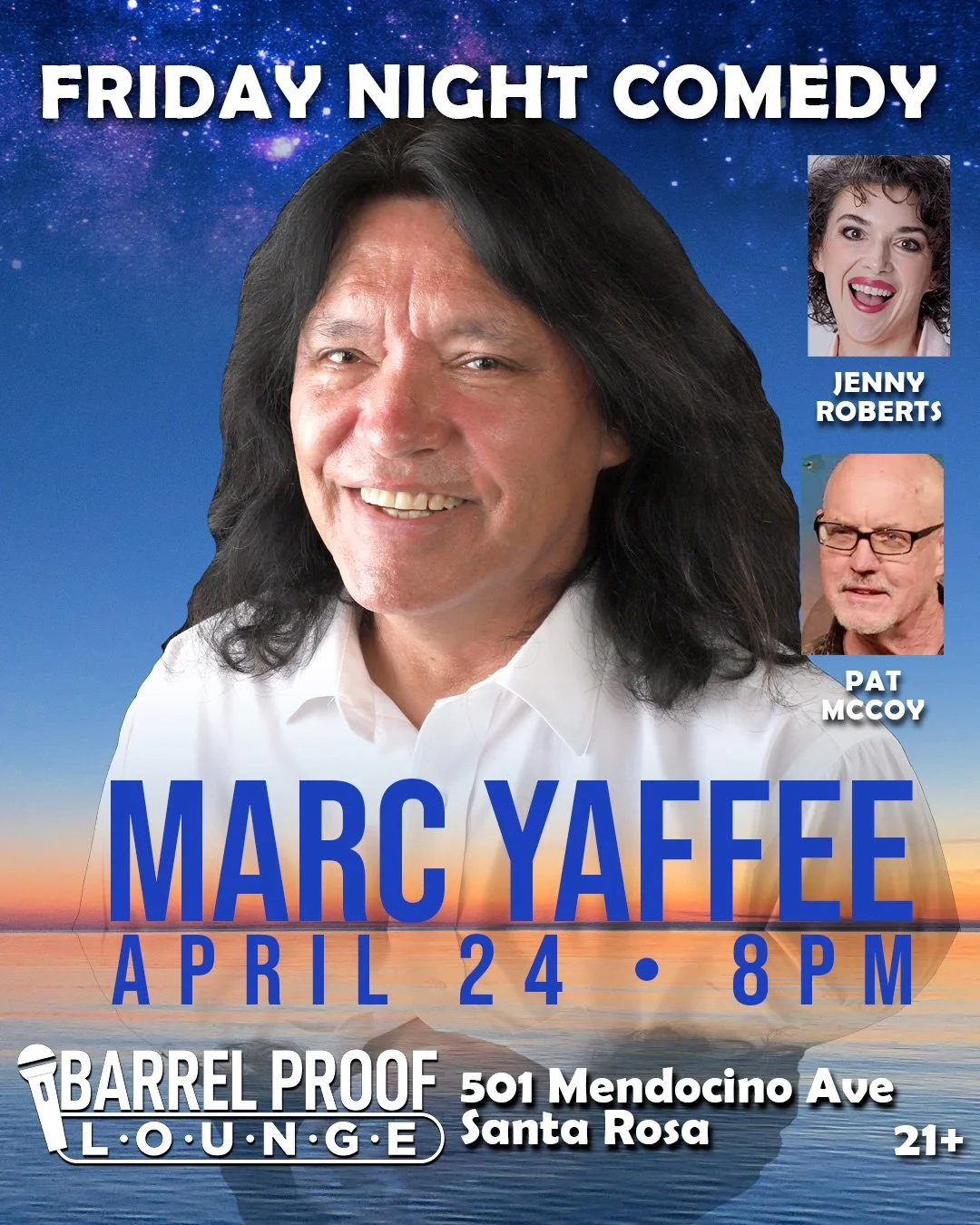 Headliner Marc Yaffee