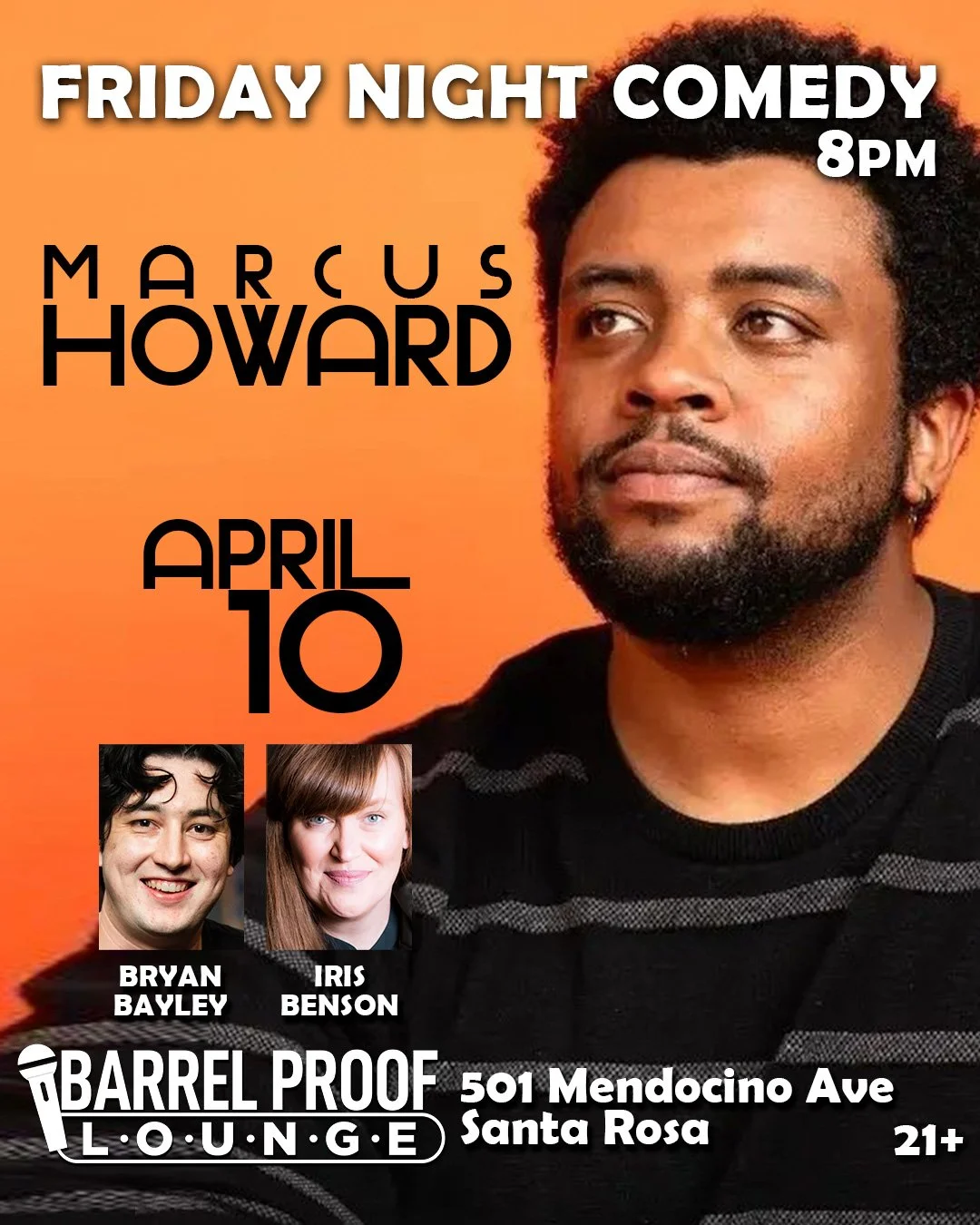 Marcus Howard headlining Barrel Proof Lounge