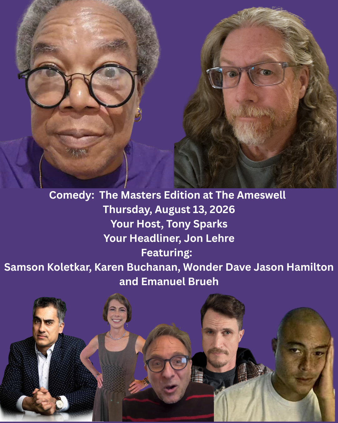 Comedy at The Ameswell Hotel in Mountain View