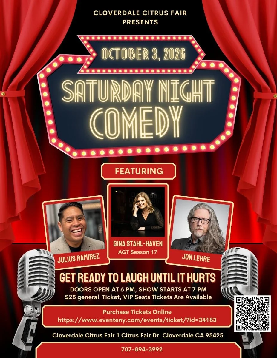 Cloverdale Citrus Fair Comedy Night