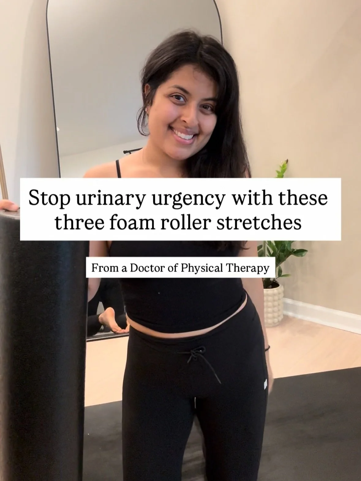 Why would these stretches help with urgency? 

✨When the mid-back, belly, and inner thighs are too tight, they press down on the bladder and make the pelvic floor work overtime.

✨This pressure can trigger that &ldquo;gotta go now&rdquo; feeling

✨Re