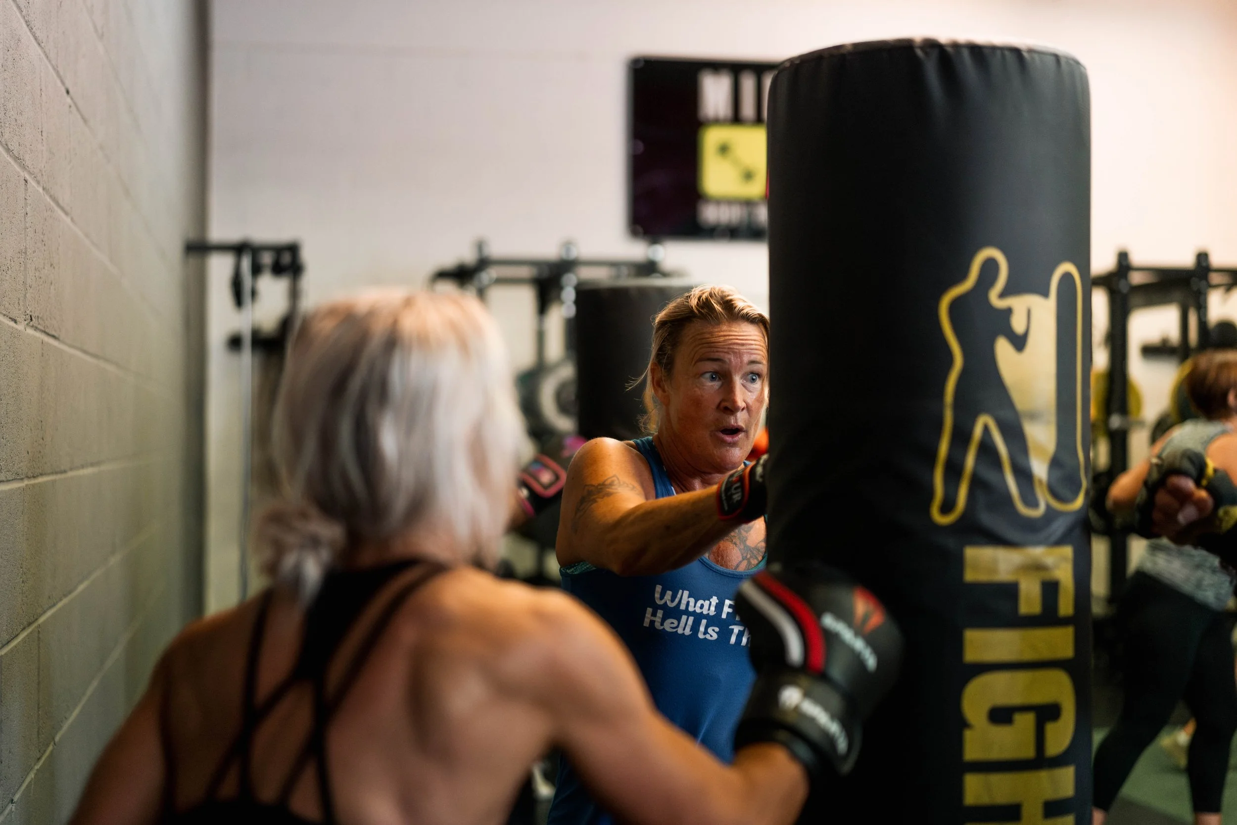 Fitness class event professional photography for a gym in Southampton.