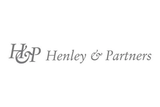 Henley & Partners logo with stylized "H&P" text