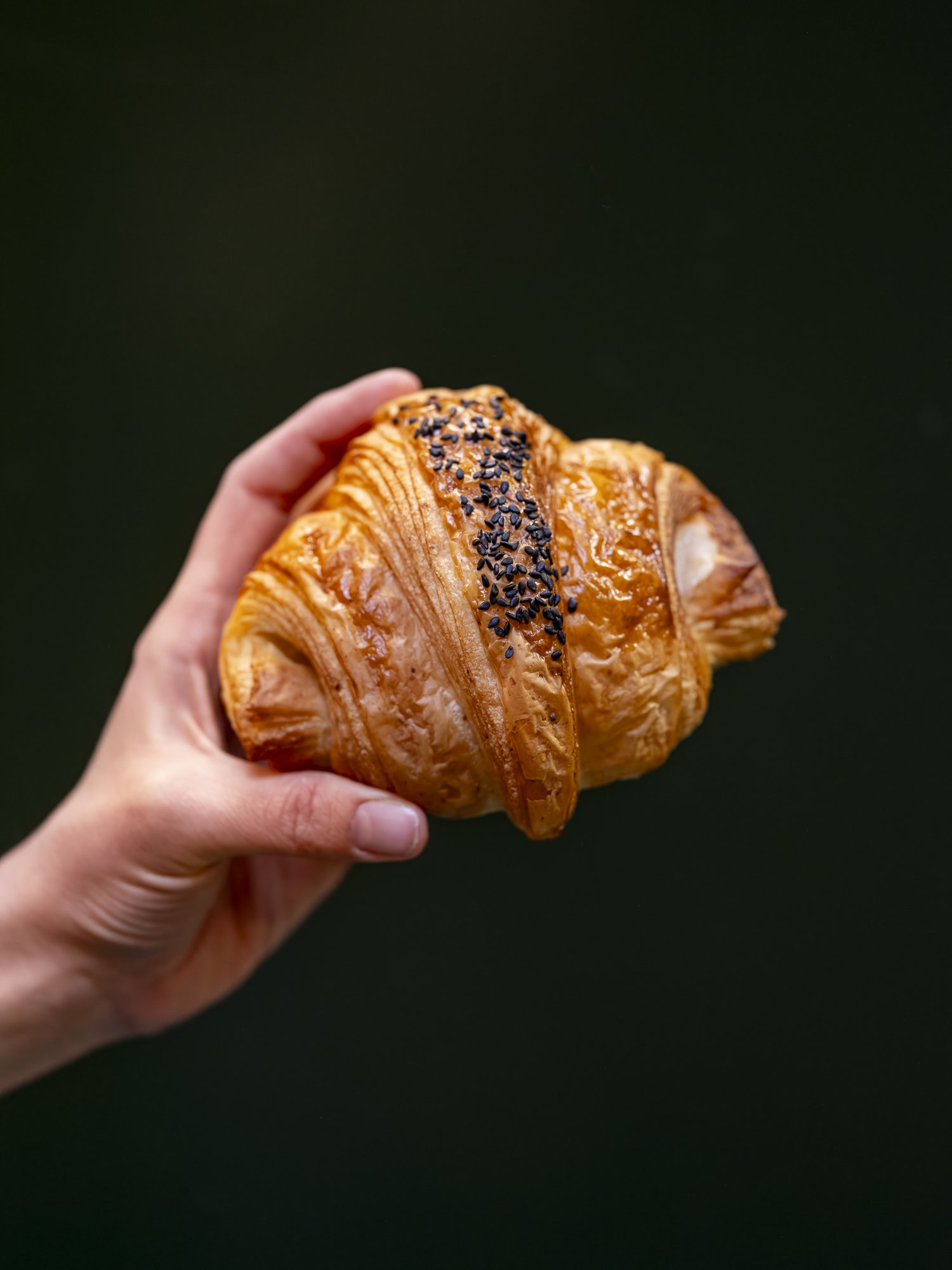 Kimchi & ewe’s tomme croissant