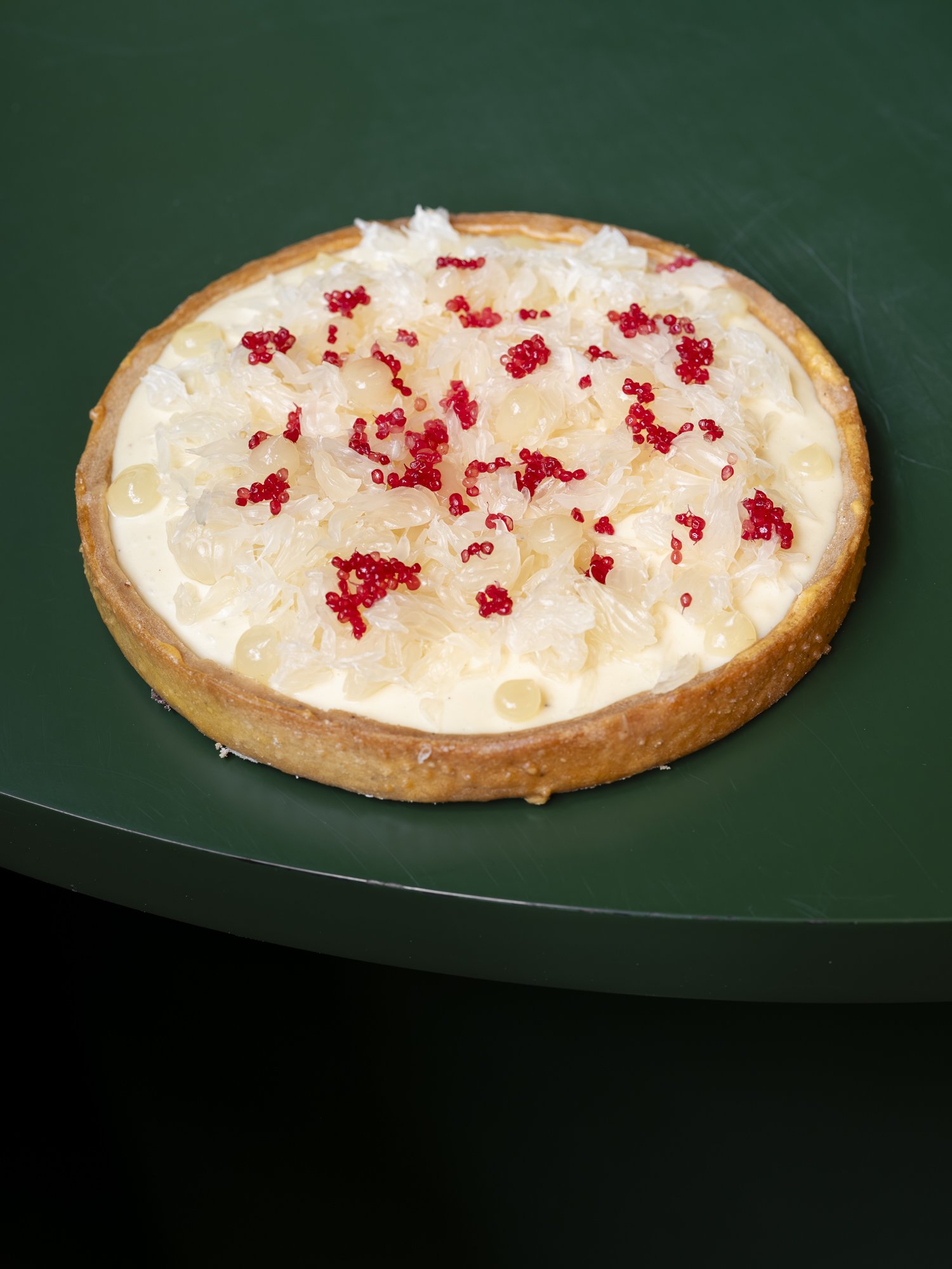 Pomelo, Burnt Lemon & Yuzu Tart