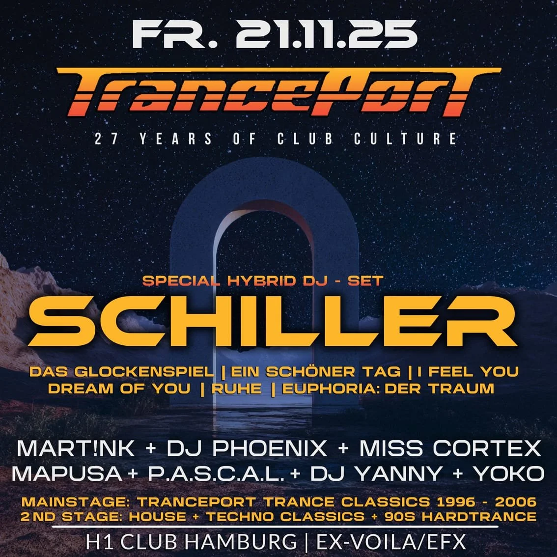 New Date: 21.11.25 - Tranceport Hamburg