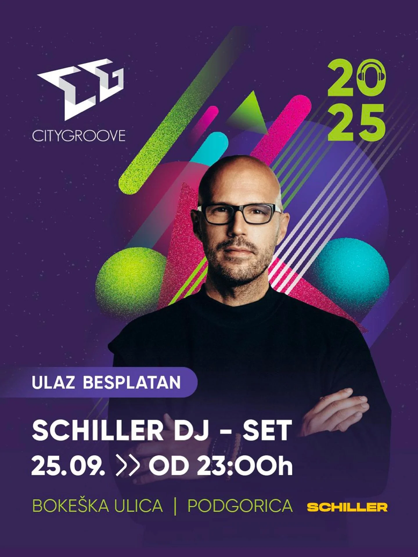 See you tonight at the @citygroove_podgorica festival in Montenegro! 🇲🇪 Cannot wait to celebrate music, love and life with you! 

#schiller #love #montenegro #podgorica #voyage #happiness #thejourneycontinues #schillermusic