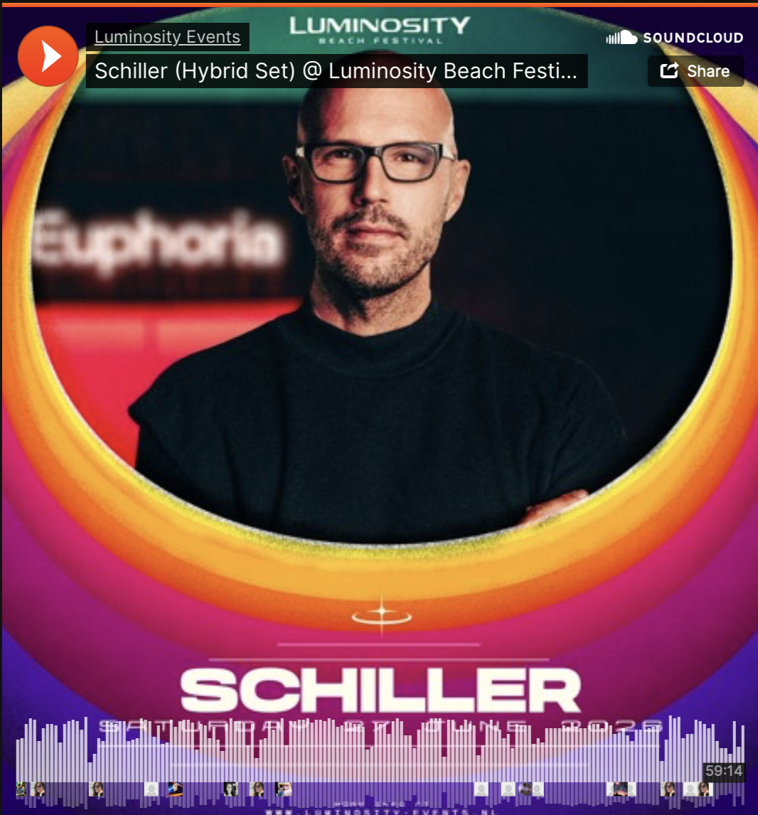 Listen to SCHILLER’s Luminosity Set