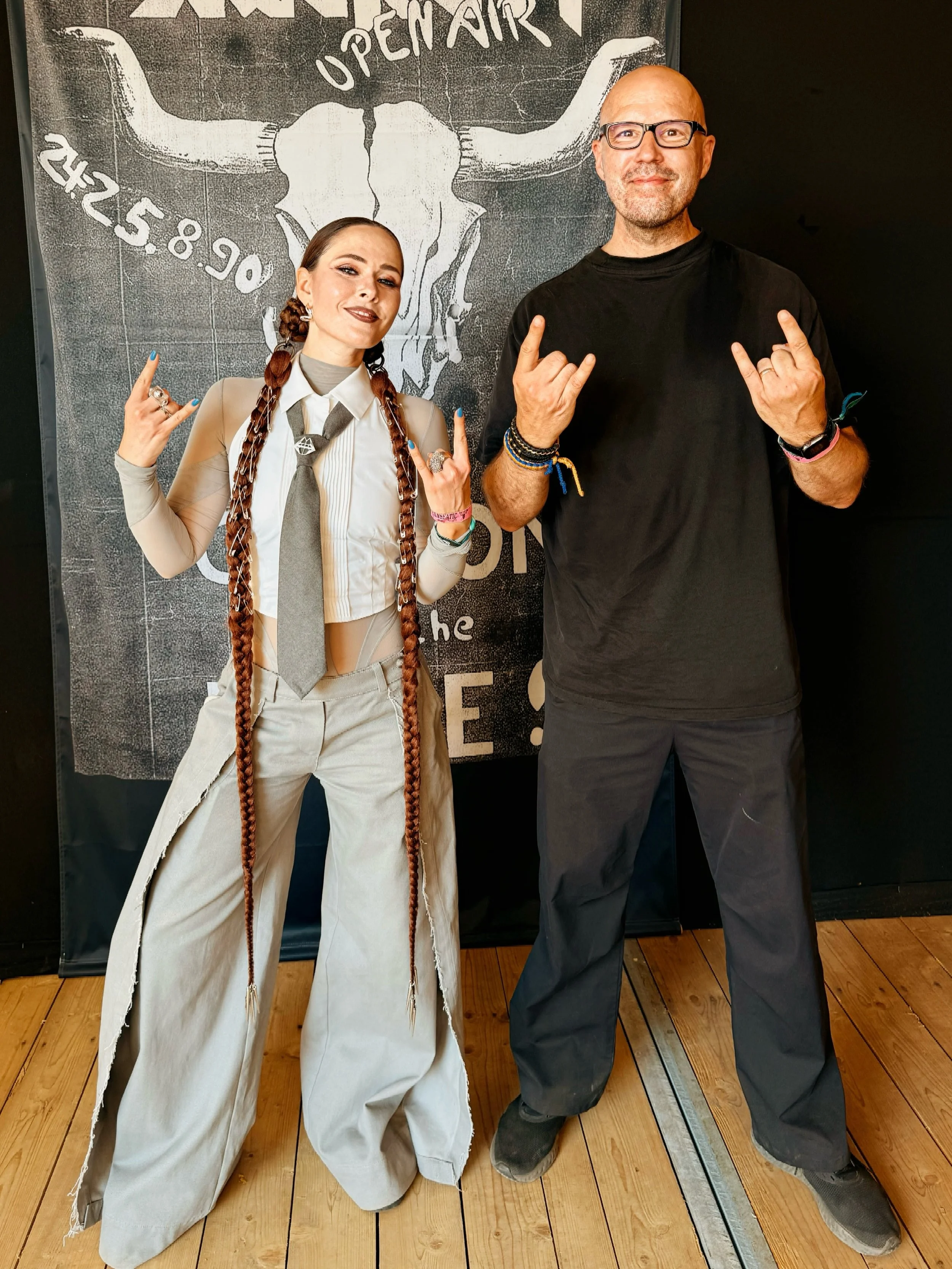 Wow! Wow! Wow! What a powerful performance of @the_hardkiss at @wackenopenair.official - It is a privilege to witness your first performande dear Julia and Val at the holy grounds of Wacken! Thank you dear @_anastasiia_smirnova__ for making this poss