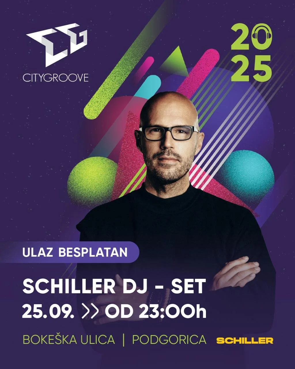 New Date: SCHILLER in Montenegro