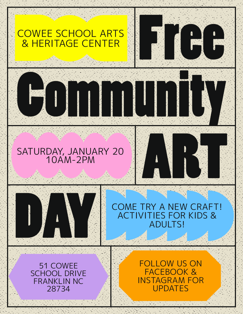 Events — Cowee School Arts & Heritage Center