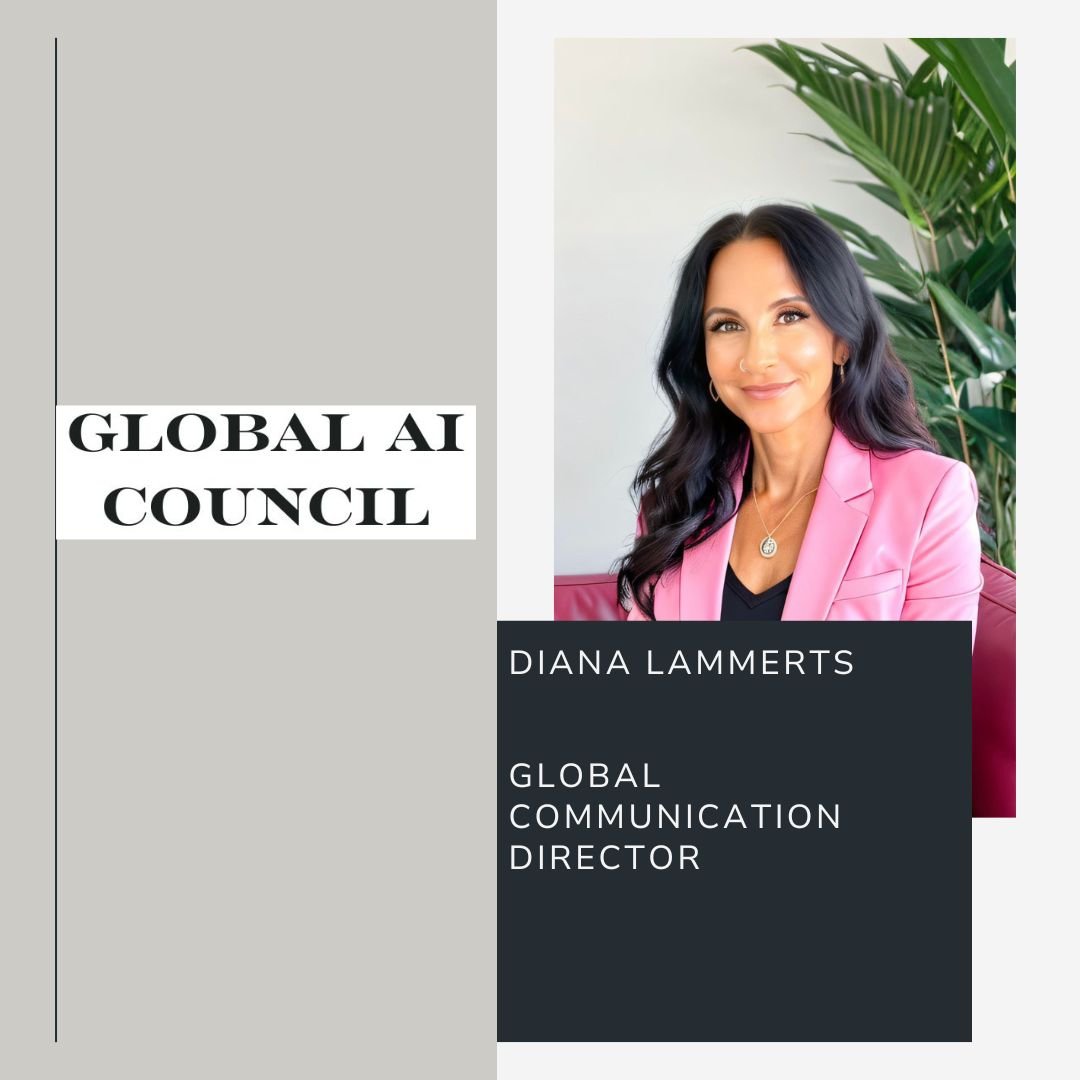 Big News from the Global AI Council 

We're super excited to have Diana Lammerts join us as the new Global Communication Director at the Global AI Council! 🚀 Diana comes with a lot of experience in making communication strategies work well and a str