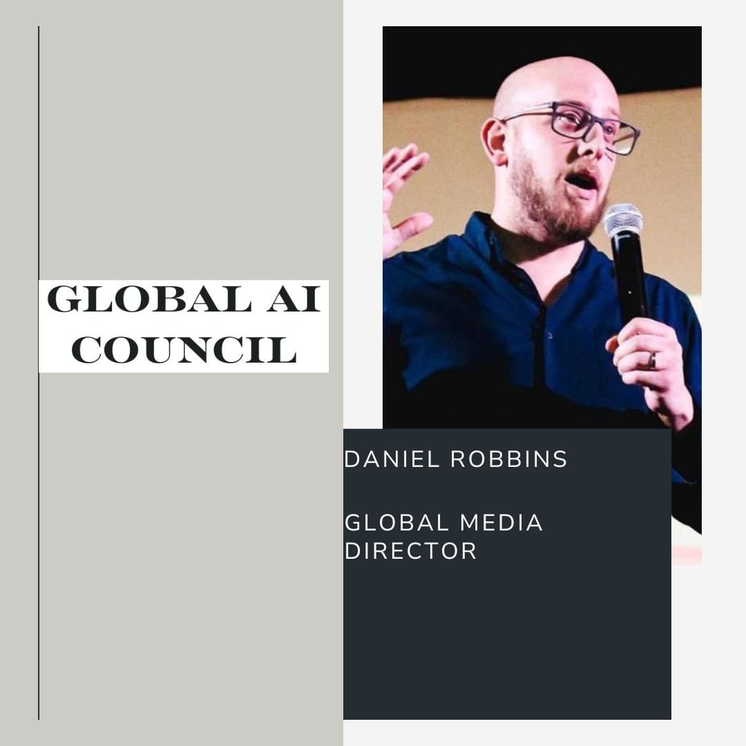 Exciting News from the Global AI Council 📢

We're excited to announce that Daniel Robbins is stepping in as our Global Media Director at the Global AI Council! 🌍✨ Daniel brings to the team a vast experience in media strategy and a keen insight into