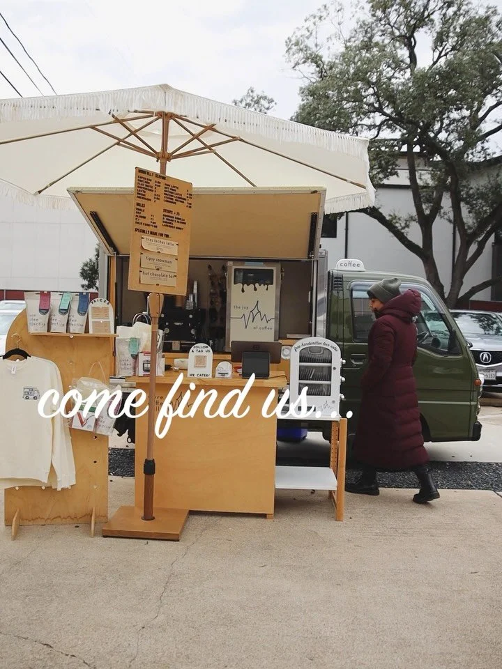 We&rsquo;re soooo pumped for the weekend, we will be back at @memorialparkconservancy &amp; @yourneighborhoodfarmersmarket for all of the good stuff.
We&rsquo;re rain or shine, ride or die&hellip; some come, sip and enjoy nature and light with a cup 