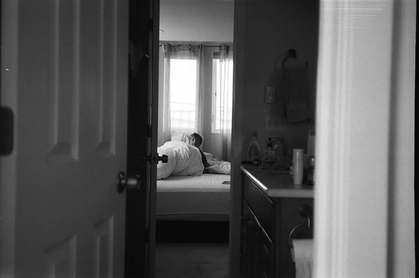 When I was in Seattle, I gave my 4 year old nephew my film camera and let him shoot a whole roll of Ilford HP5 on a Nikon point and shoot. The result is, obviously, the most brave and honest series of artwork I've ever seen in my entire life. It's gi