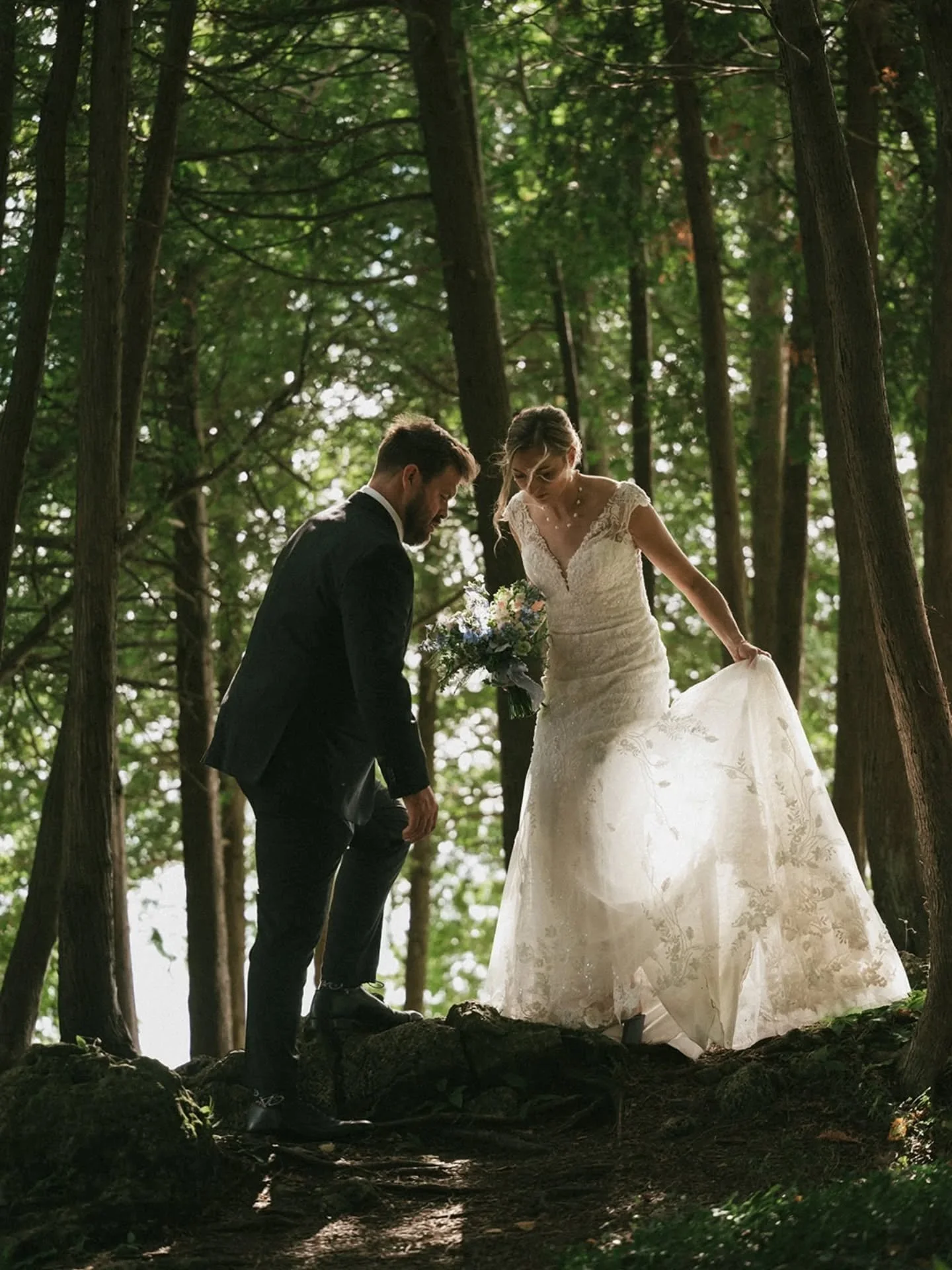 If I could post 900 photos in a carousel I would. But I can't-- so enjoy these couple photos of Emily and Mike in the woods in Mackinac Island right after their micro wedding at the Somewhere in Time Gazebo 🌳✨
#michiganphotographer #mackinacisland #