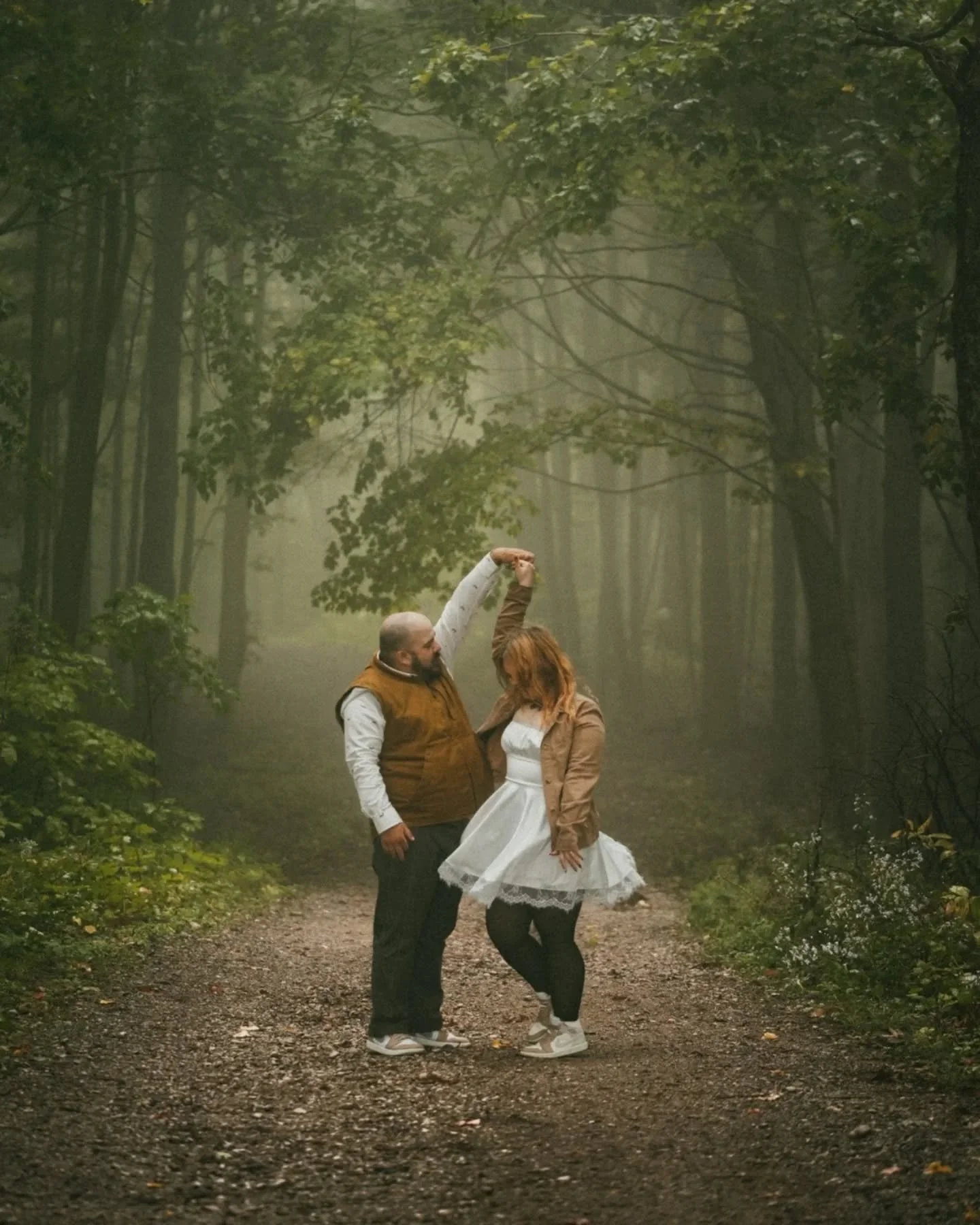 I photographed a wedding on Mackinac Island in August, and in September I got an inquiry from Hannah + Mickey who are taxi drivers (the 🐴 kind, not the 🚕 kind) on the island, saying that they were looking for a moody photographer in Michigan, and t