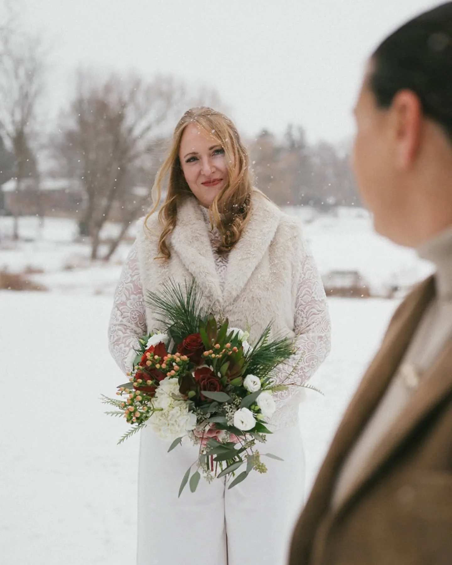 Imagine being the Universe's actual favorite and having your wedding day take place in a dreamy winter snow globe ☃️

#michiganweddingphotographer #winterwedding #lgbtqweddingphotographer #annarborweddingphotographer #michiganlgbtqphotographer