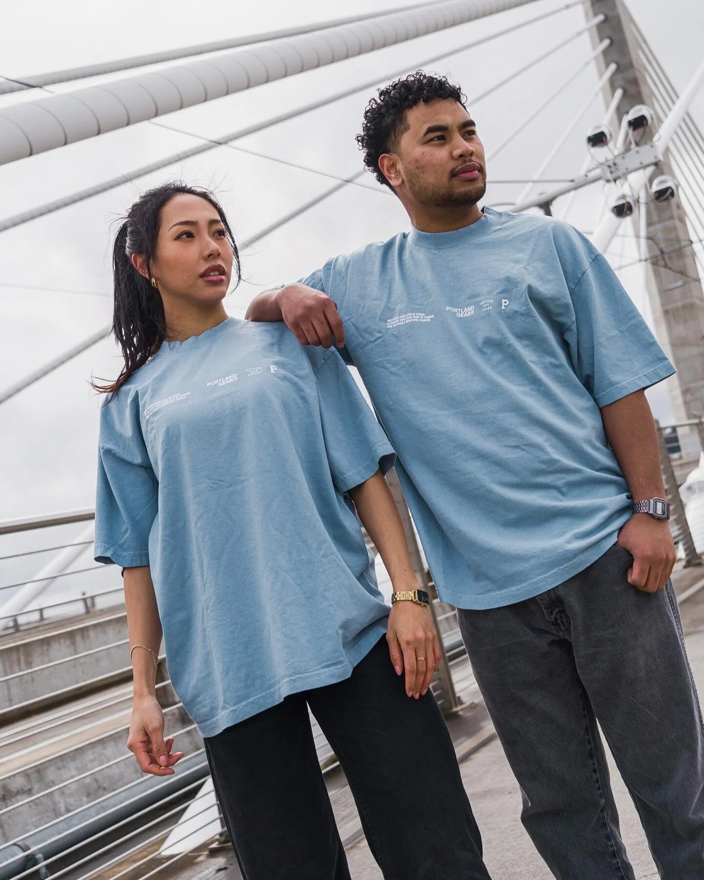 Worked on my first product-centered photoshoot, pieces are all from @portlandgear . Much love and appreciation to my models for helping me out with this! More sets to come :)