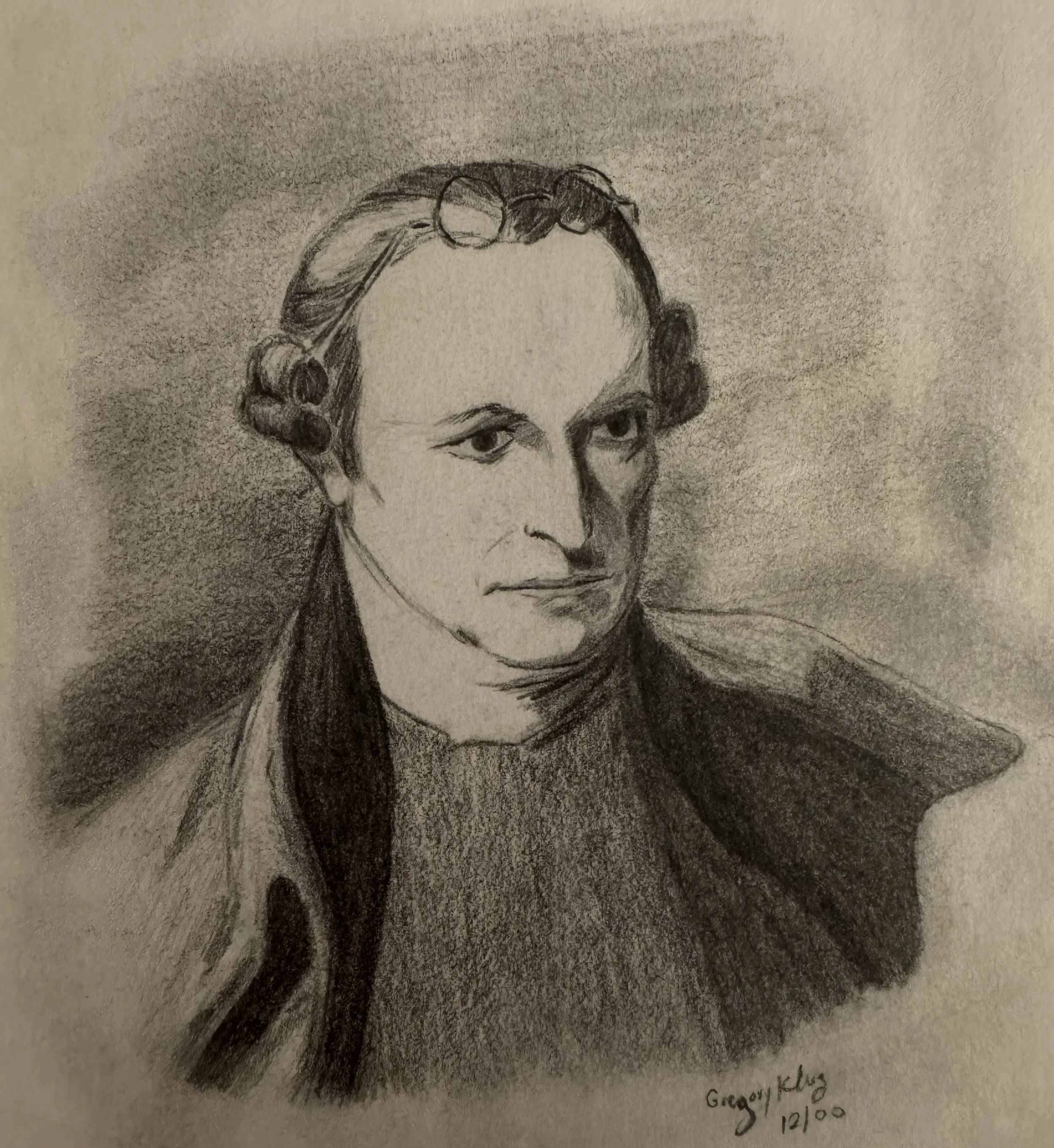 2000.12. Parrick Henry. Graphite. 7x7._1 -
© Gregory Klug. All artwork is protected by copyright and may not be used, copied, or reproduced without written permission.