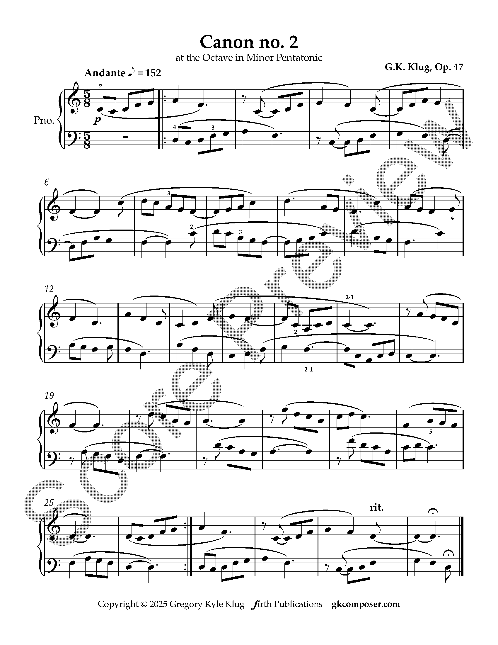 Klug Four Pentatonic Canons for Piano, Op. 47_Page_2.png