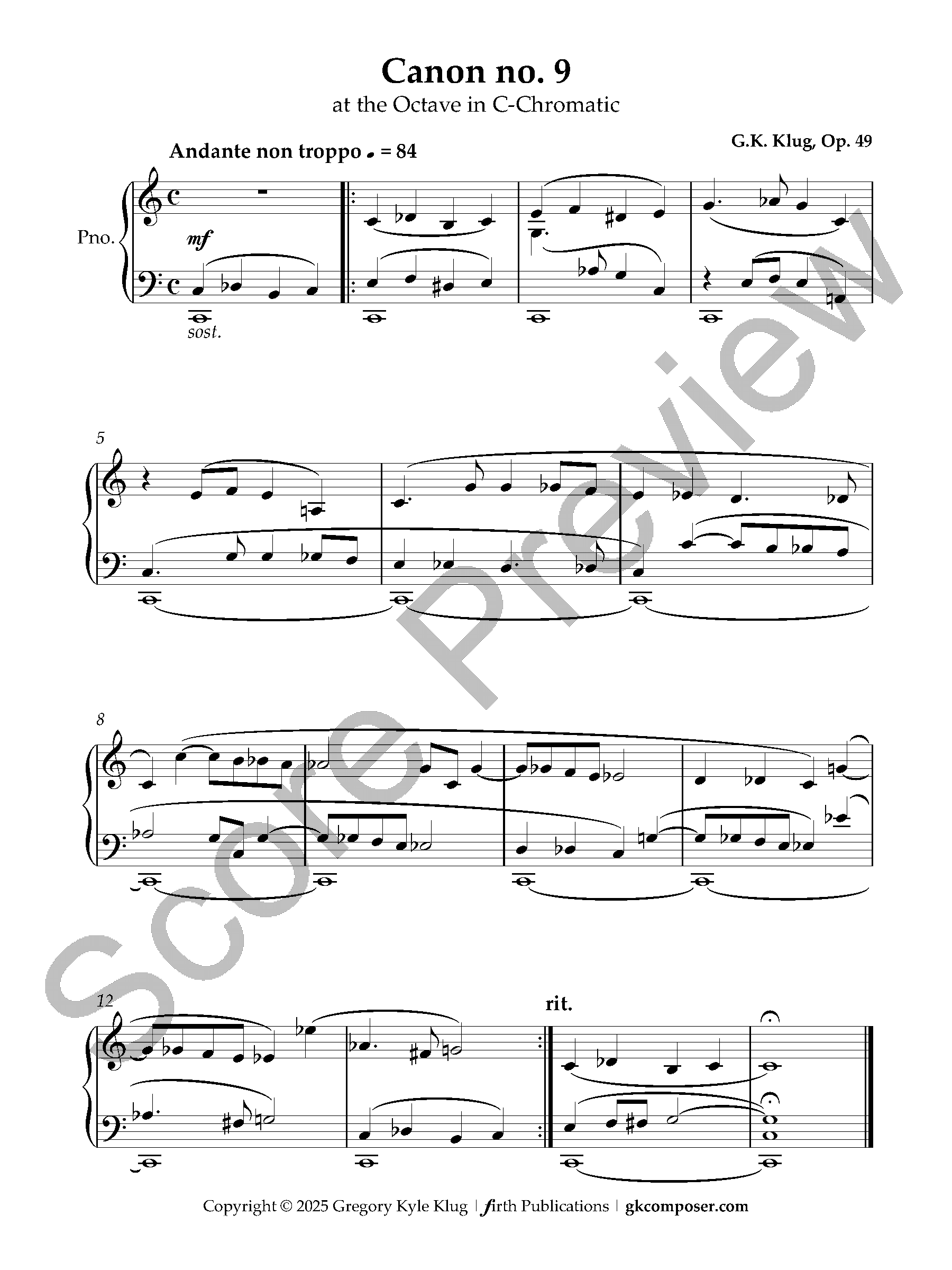 Klug, Nine Symmetrical Mode Canons for Piano, Op. 49_Page_9.png