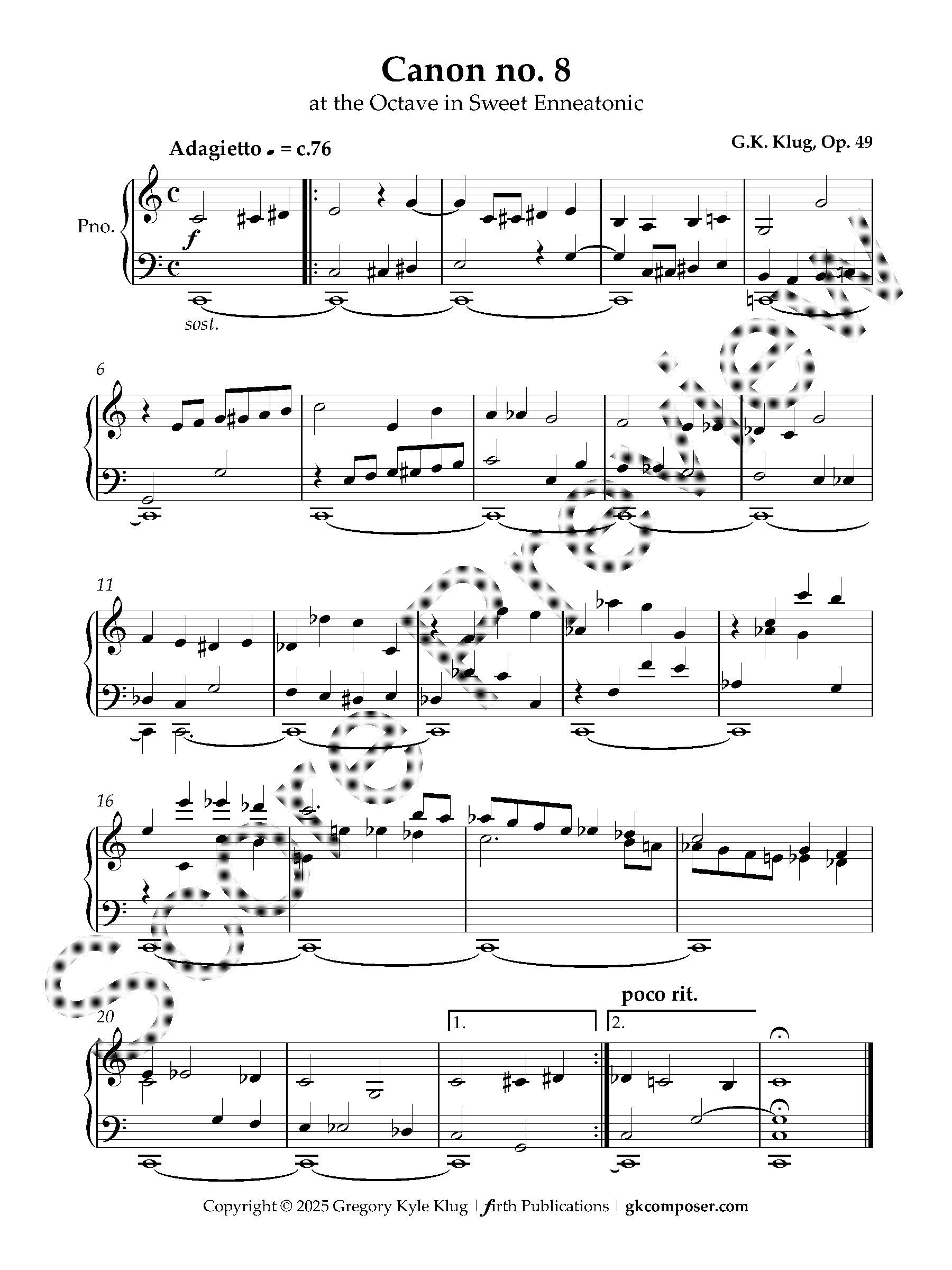Klug, Nine Symmetrical Mode Canons for Piano, Op. 49_Page_8.png