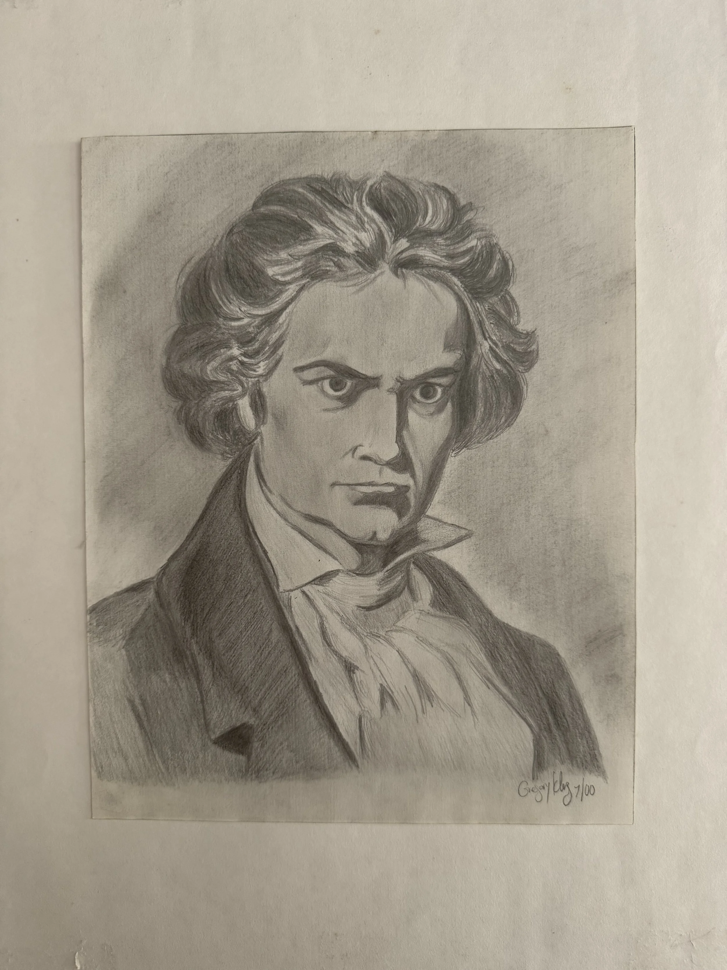 2000.07. Beethoven. Graphite. 8x10._5 -
© Gregory Klug. All artwork is protected by copyright and may not be used, copied, or reproduced without written permission.