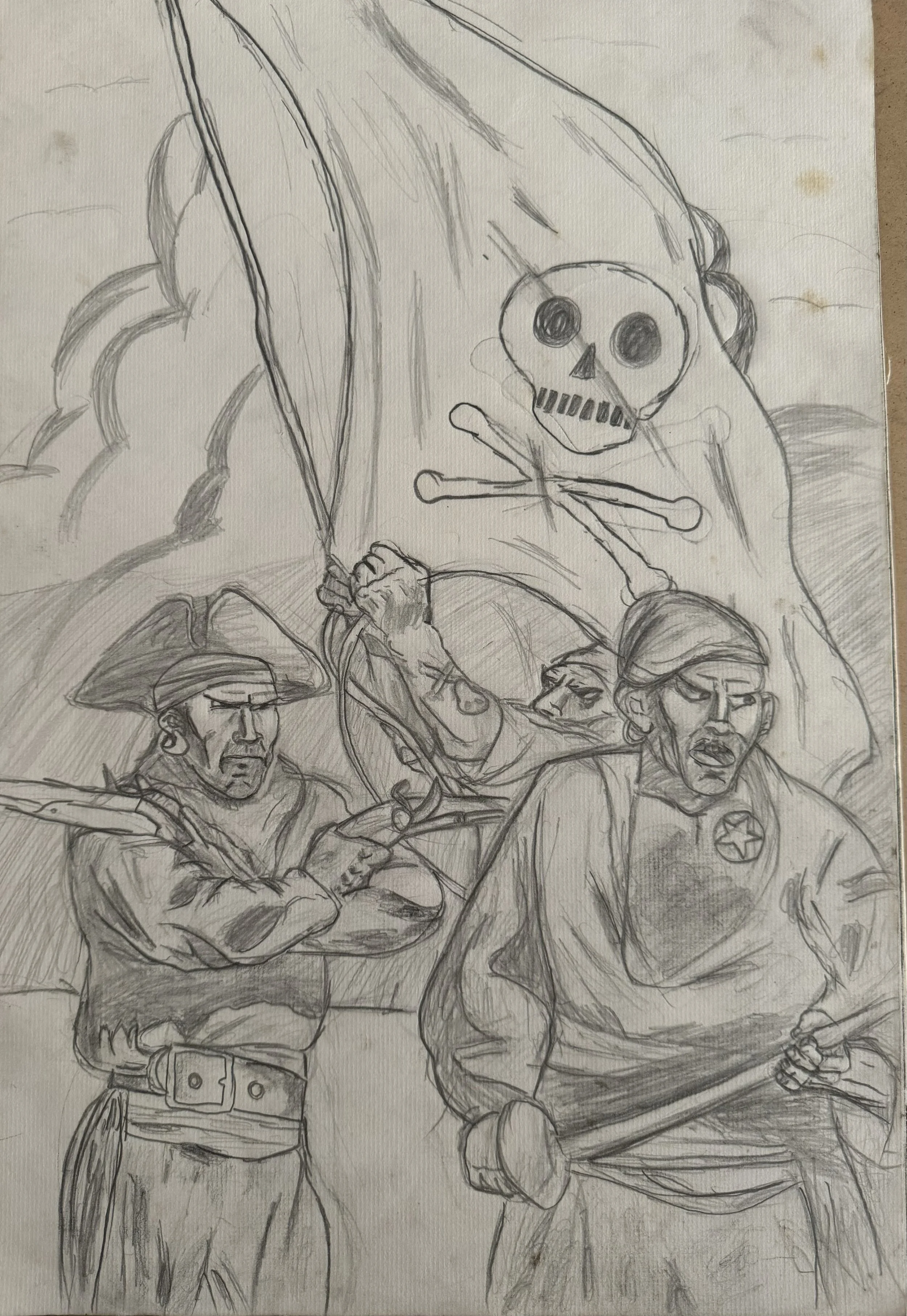 1993. Pirates. Graphite. 12x18._0 -
© Gregory Klug. All artwork is protected by copyright and may not be used, copied, or reproduced without written permission.