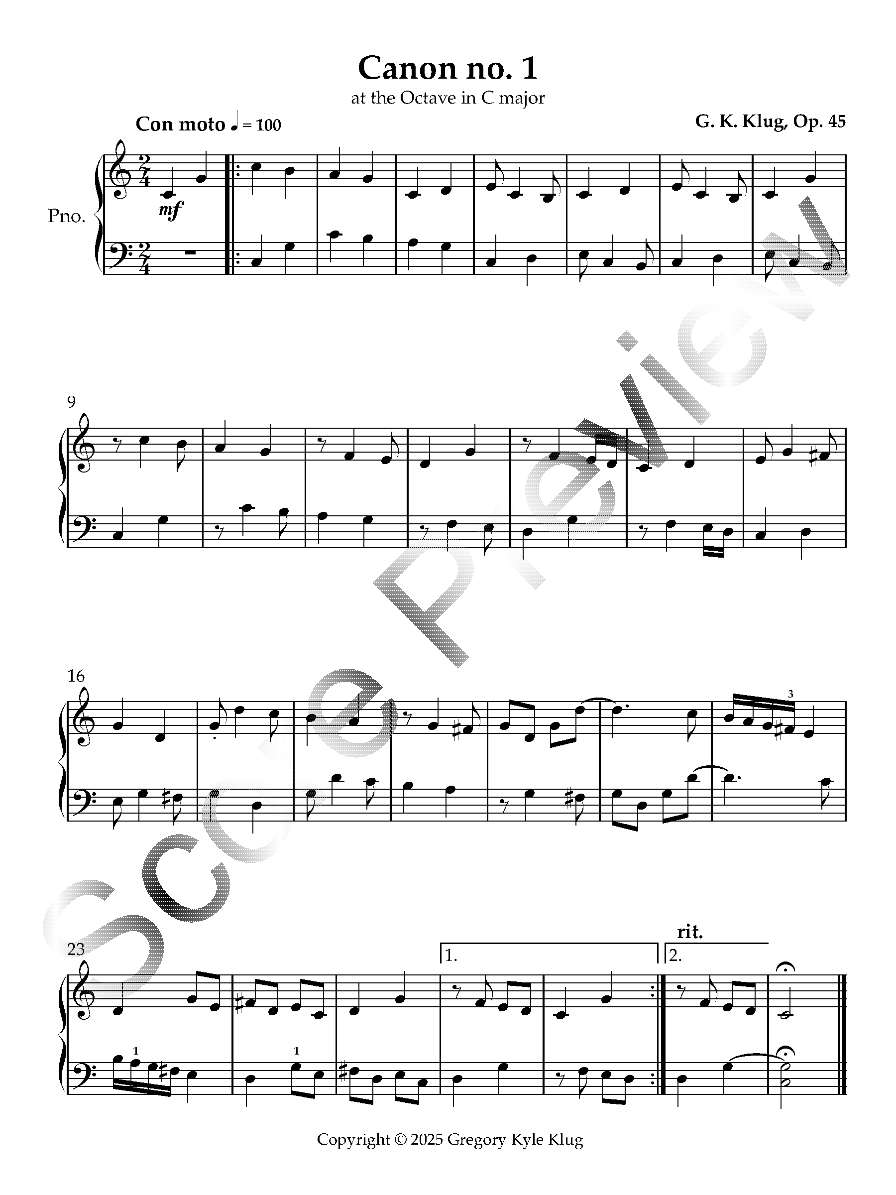 Op. 45, 24 Tonal Canons, _Page_1.png