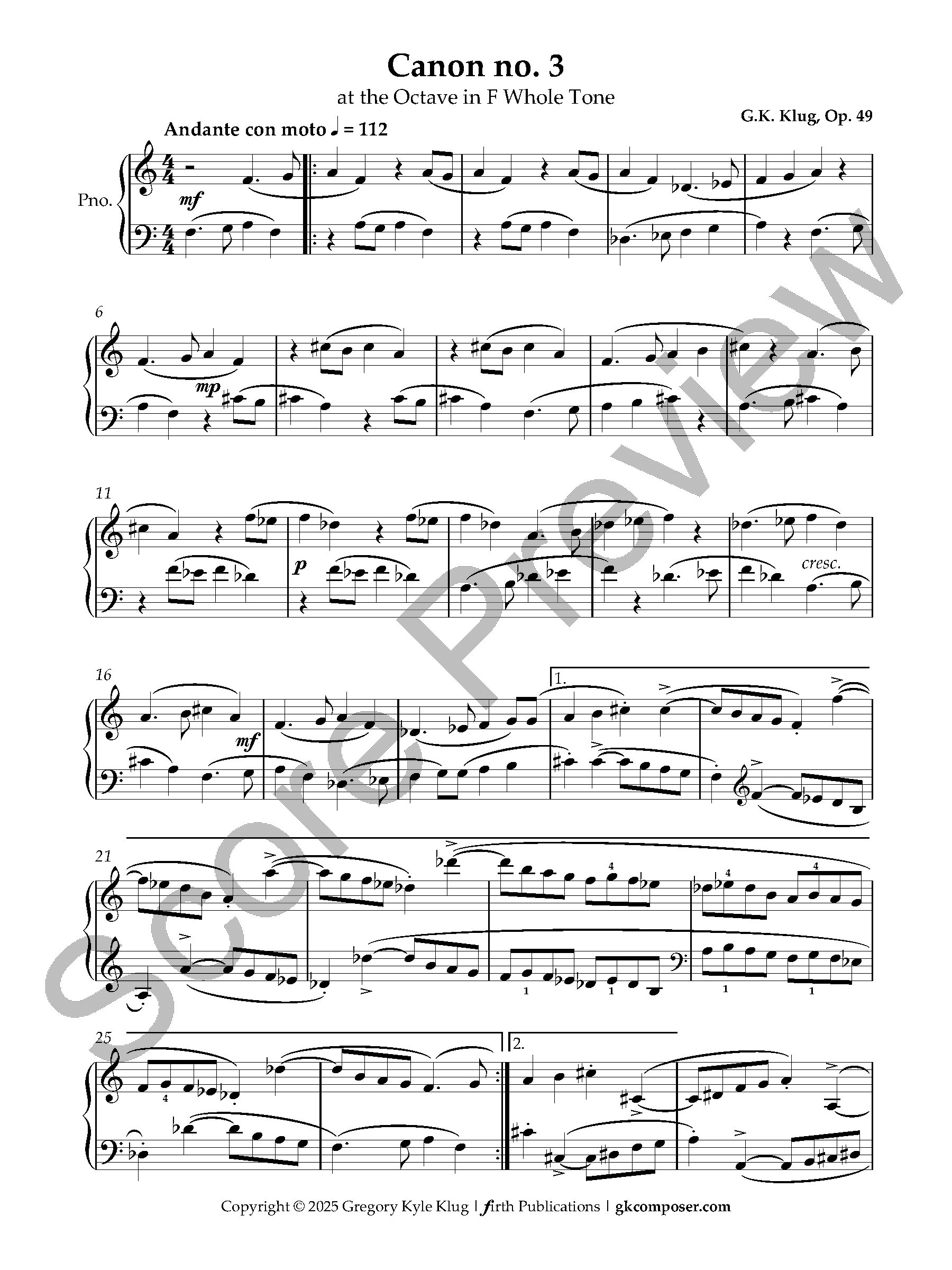 Klug, Nine Symmetrical Mode Canons for Piano, Op. 49_Page_3.png