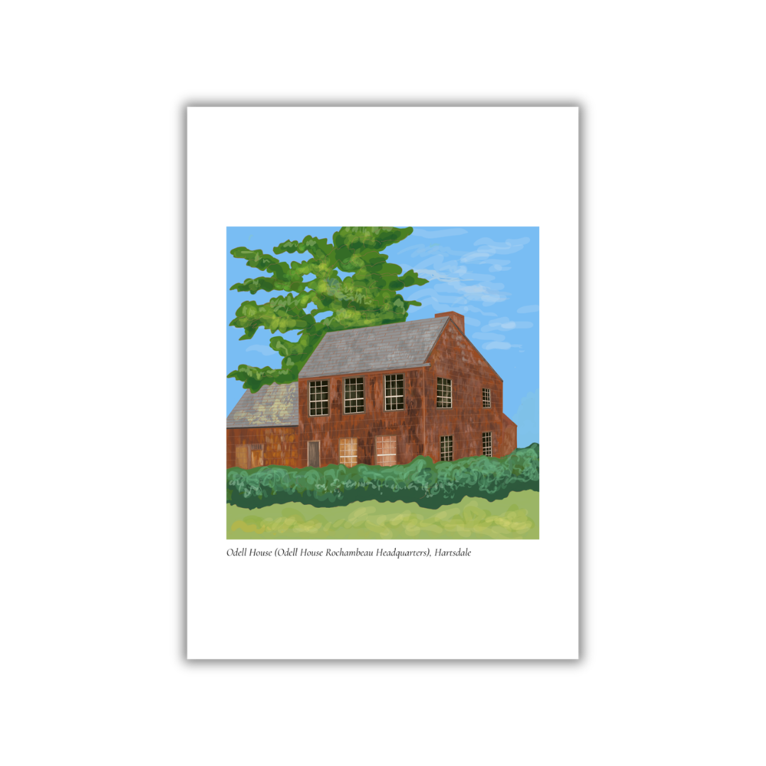 Card - Odell Rochambeau House