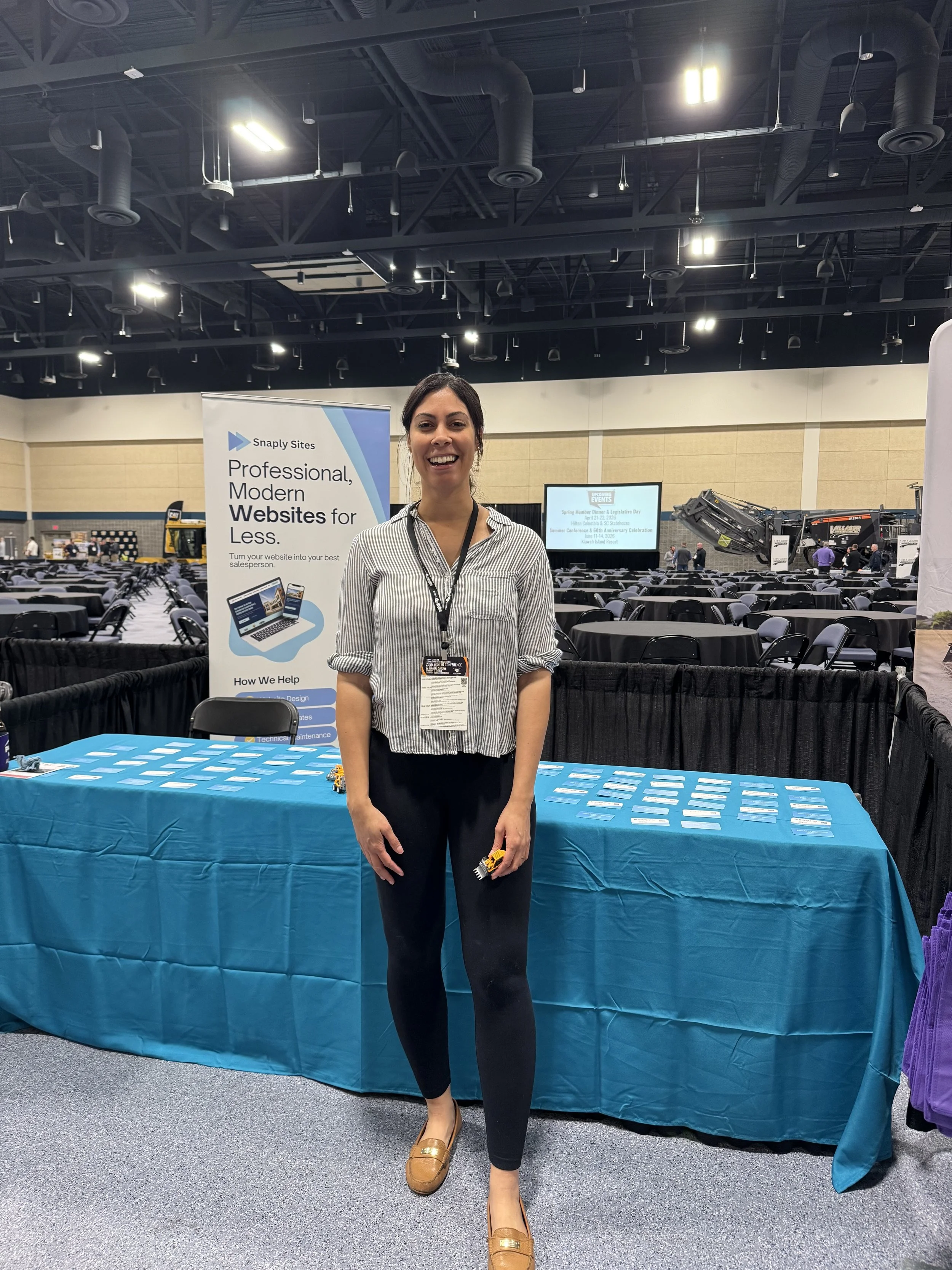 Dana Watkins founder of Snaply Sites at South Carolina Asphalt Pavement Association Spring 2026 Conference