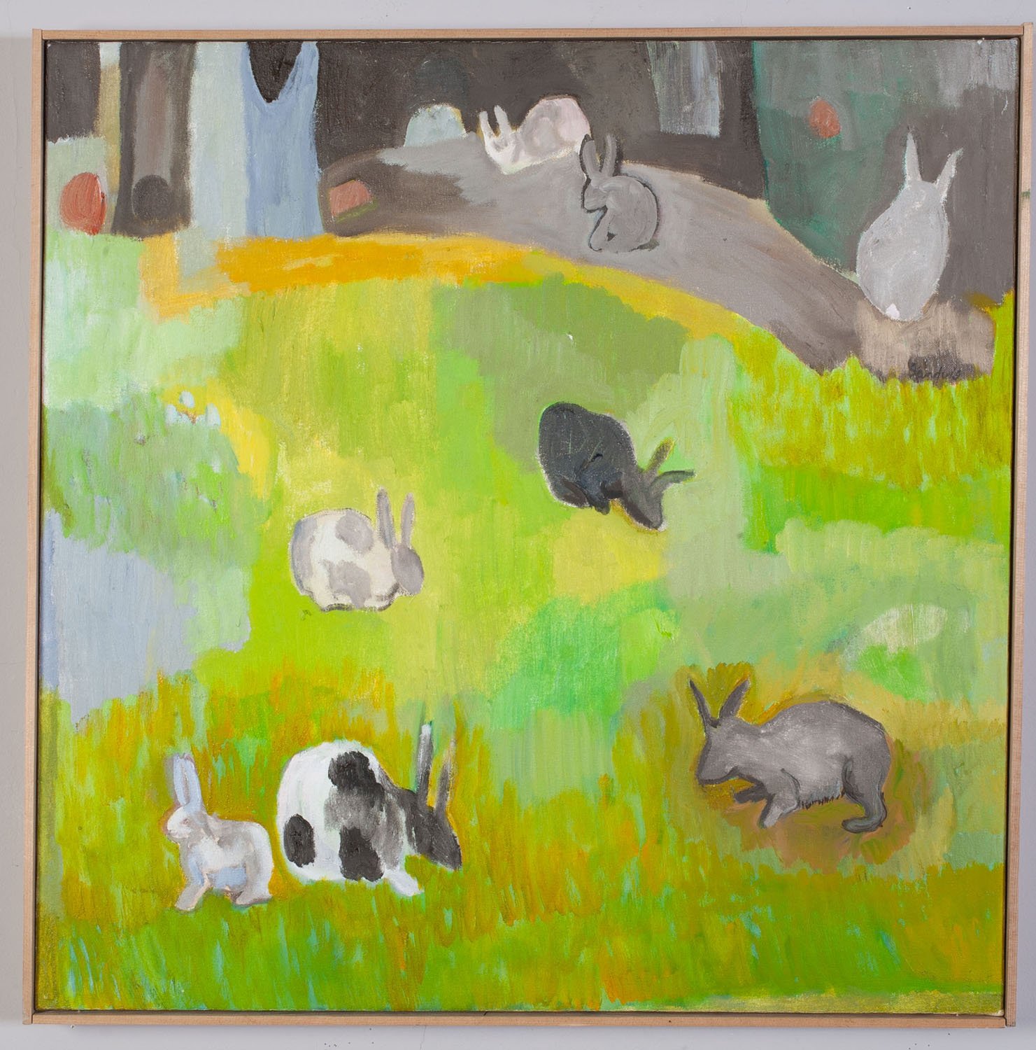 Woodlawn Rabbits, 2007
26 x 29"
Oil on canvas